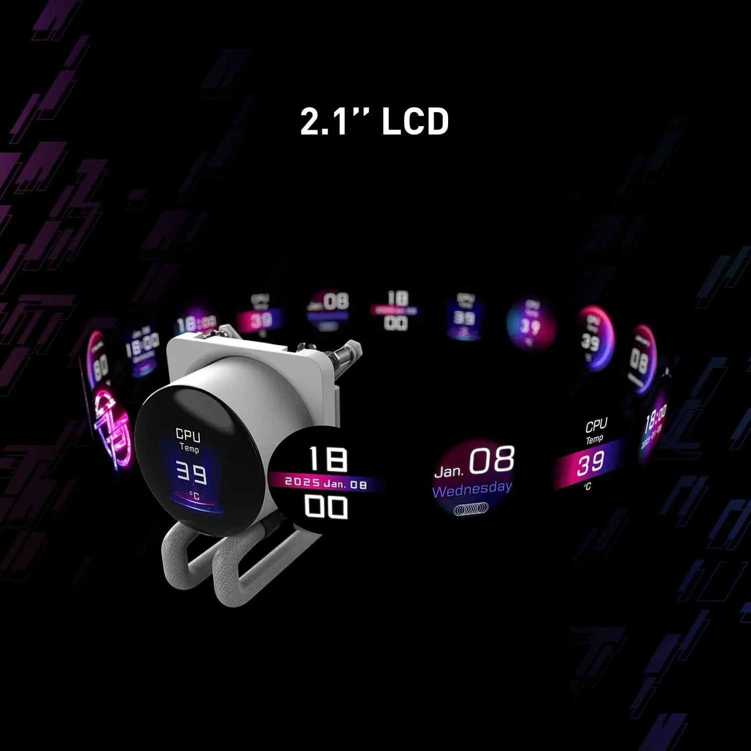 خنک کننده مایع پردازنده MSI MPG CORELIQUID P13 360 White - رادیاتور 360 میلی متری - سازگار با LGA 1851 / AM5 - صفحه نمایش IPS 2.1 اینچی LCD - سه فن 120 میلی متری ARGB PWM - براکت یونی - سفید خنک کننده مایع پردازنده MSI MPG CORELIQUID P13 360 White - رادیاتور 360 میلی متری - سازگار با LGA 1851 / AM5 - صفحه نمایش IPS 2.1 اینچی LCD - سه فن 120 میلی متری ARGB PWM - براکت یونی - سفید