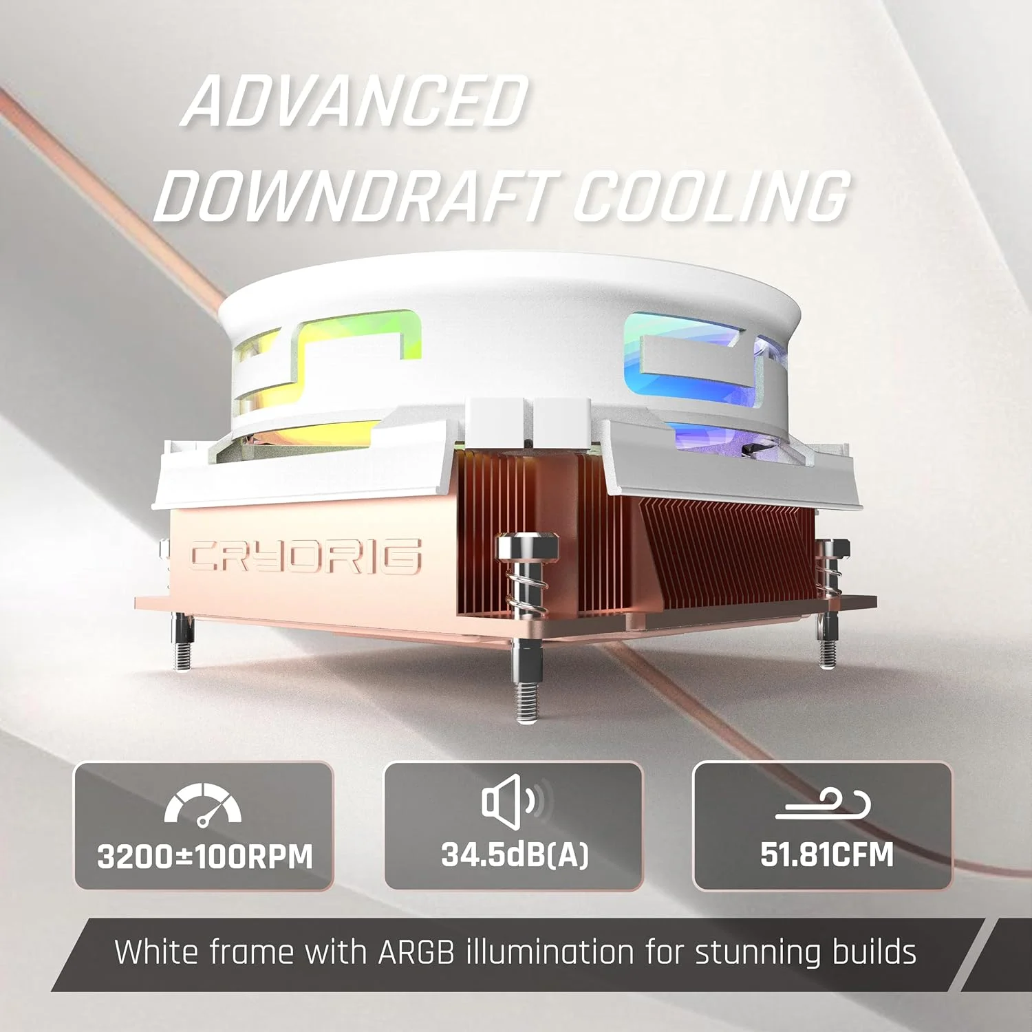 خنک کننده پردازنده کم ارتفاع CRYORIG C5 CU با محفظه بخار - پشته پره مسی کامل - خنک کننده SFF جمع و جور - AMD AM4/AM5 - Intel LGA 1150/1200/1851/1700