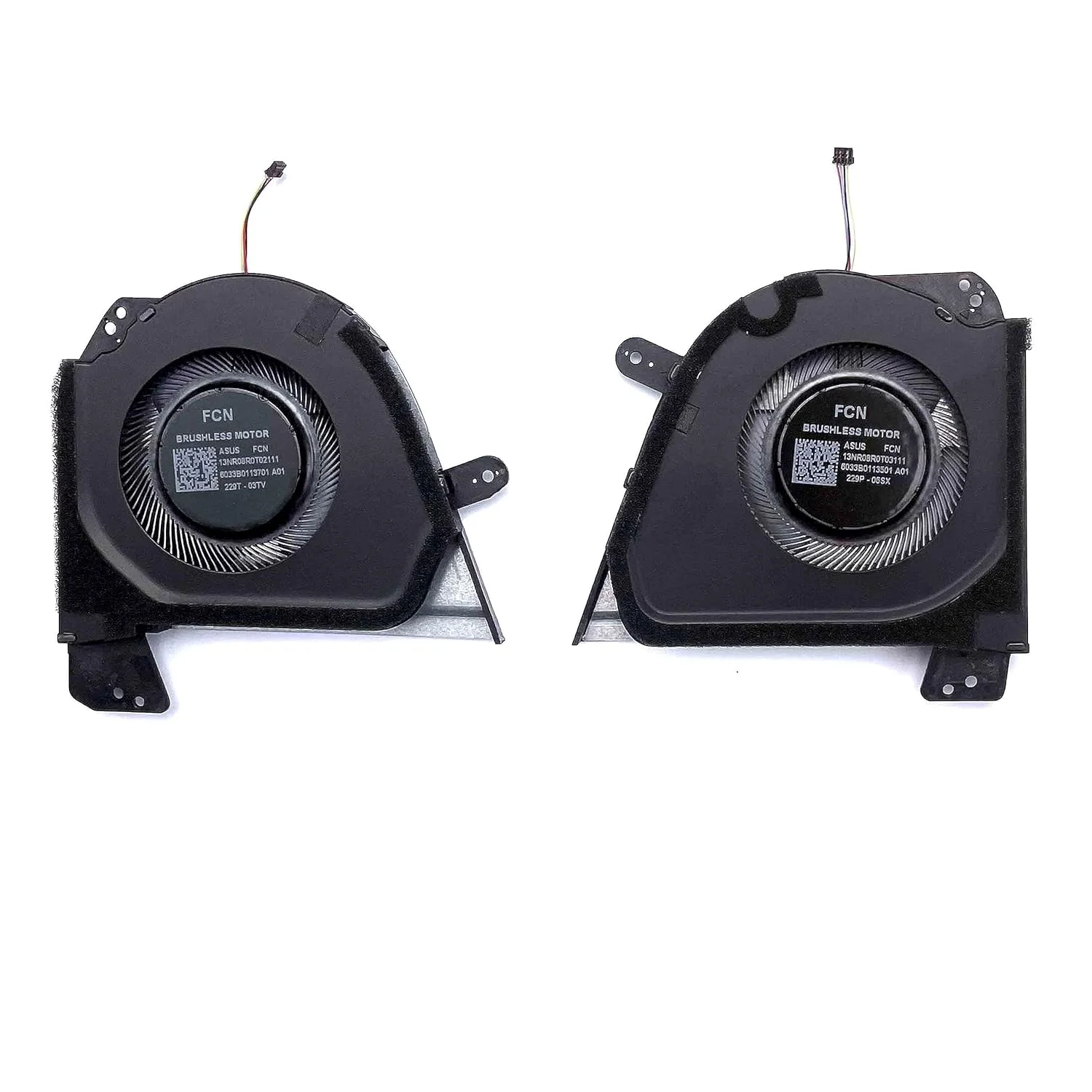 فن خنک کننده CPU و GPU جایگزین برای ASUS ROG Zephyrus M16 (2022) GU603 GU603ZE GU603ZM GU603ZW GU603ZX 13NR08R0T02011, 13NR08R0T03011 (دارای 84 پره و انتقال تا 13% هوای بیشتر نسبت به ROG G15 GA503 2021)