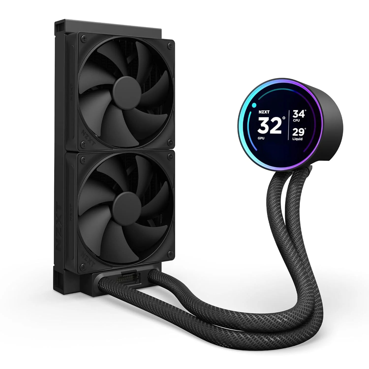 خنک کننده مایع پردازنده NZXT Kraken Elite 240 2024 - رادیاتور 240 میلی متری - 2 عدد فن F120P - صفحه نمایش IPS LCD 2.72 اینچی قابل تنظیم - پمپ توربین NZXT - AMD® AM5, AM4 - Intel® LGA 1851/1700, 1200/115X - مشکی خنک کننده مایع پردازنده NZXT Kraken Elite 240 2024 - رادیاتور 240 میلی متری - 2 عدد فن F120P - صفحه نمایش IPS LCD 2.72 اینچی قابل تنظیم - پمپ توربین NZXT - AMD® AM5, AM4 - Intel® LGA 1851/1700, 1200/115X - مشکی