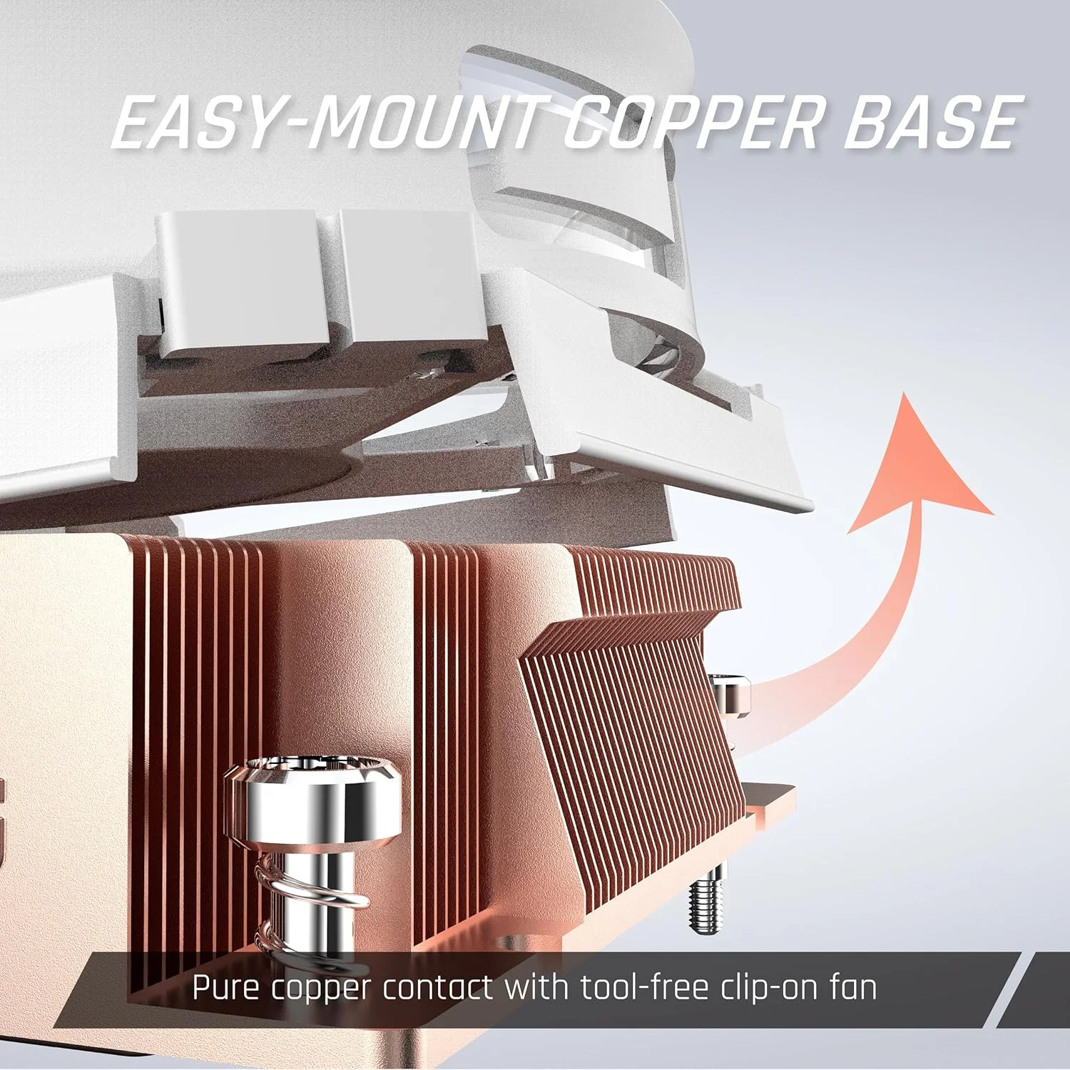 خنک کننده پردازنده کم ارتفاع CRYORIG C5 CU با محفظه بخار - پشته پره مسی کامل - خنک کننده SFF جمع و جور - AMD AM4/AM5 - Intel LGA 1150/1200/1851/1700