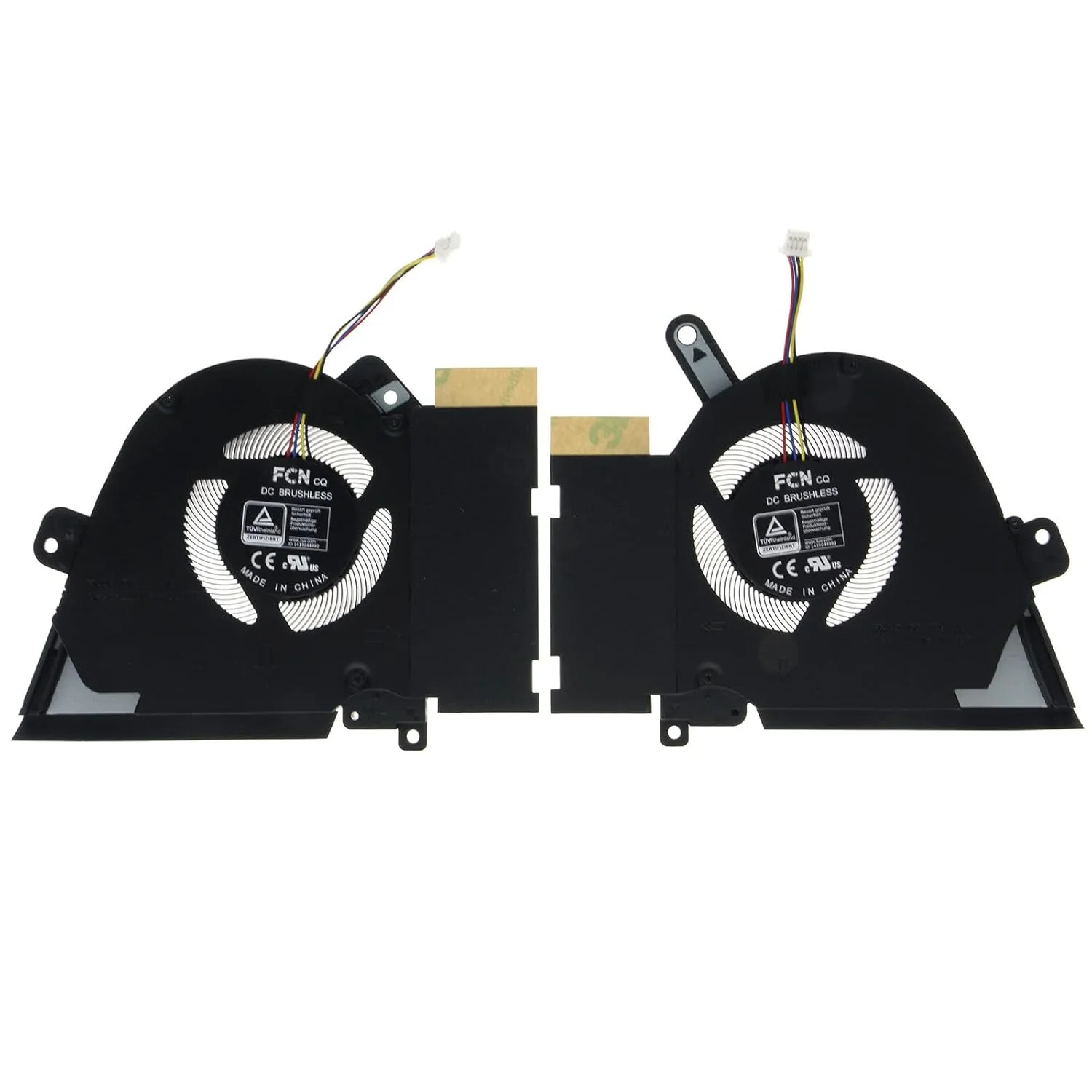 فن خنک کننده پردازنده و کارت گرافیک برای ایسوس TUF Dash F15 FX516PC FX516PE FX516PM FX516PR FX516EN Air RTX3070 12V 1A FNAQ 13NR0760P01011 DFSCK221151817 FNAR 13NR0760P02011 DFSCK22D05883L