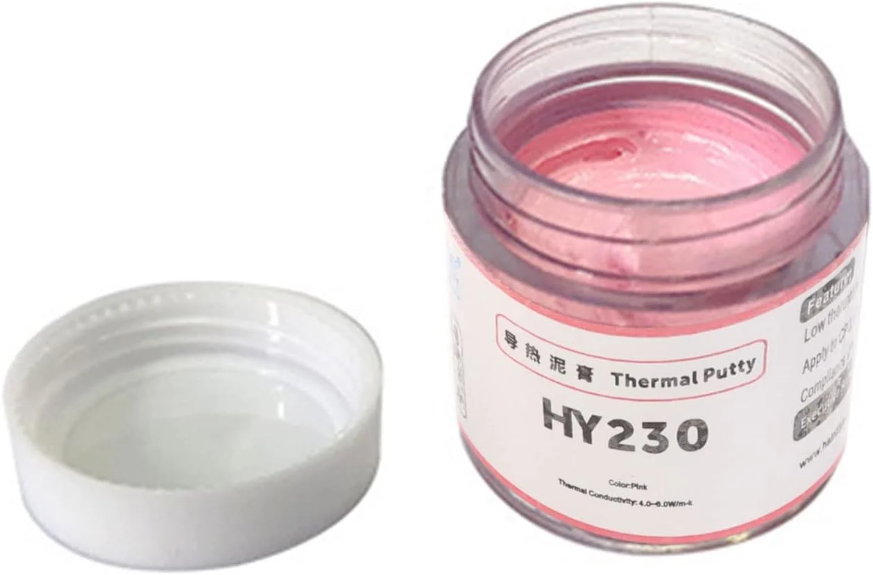 خمیر حرارتی صورتی HY234 برای خنک کننده چیپست CPU، ملات سیلیکونی، خمیر سینک حرارتی 4.0W/m-k، خمیر حرارتی برای هیت سینک CPU