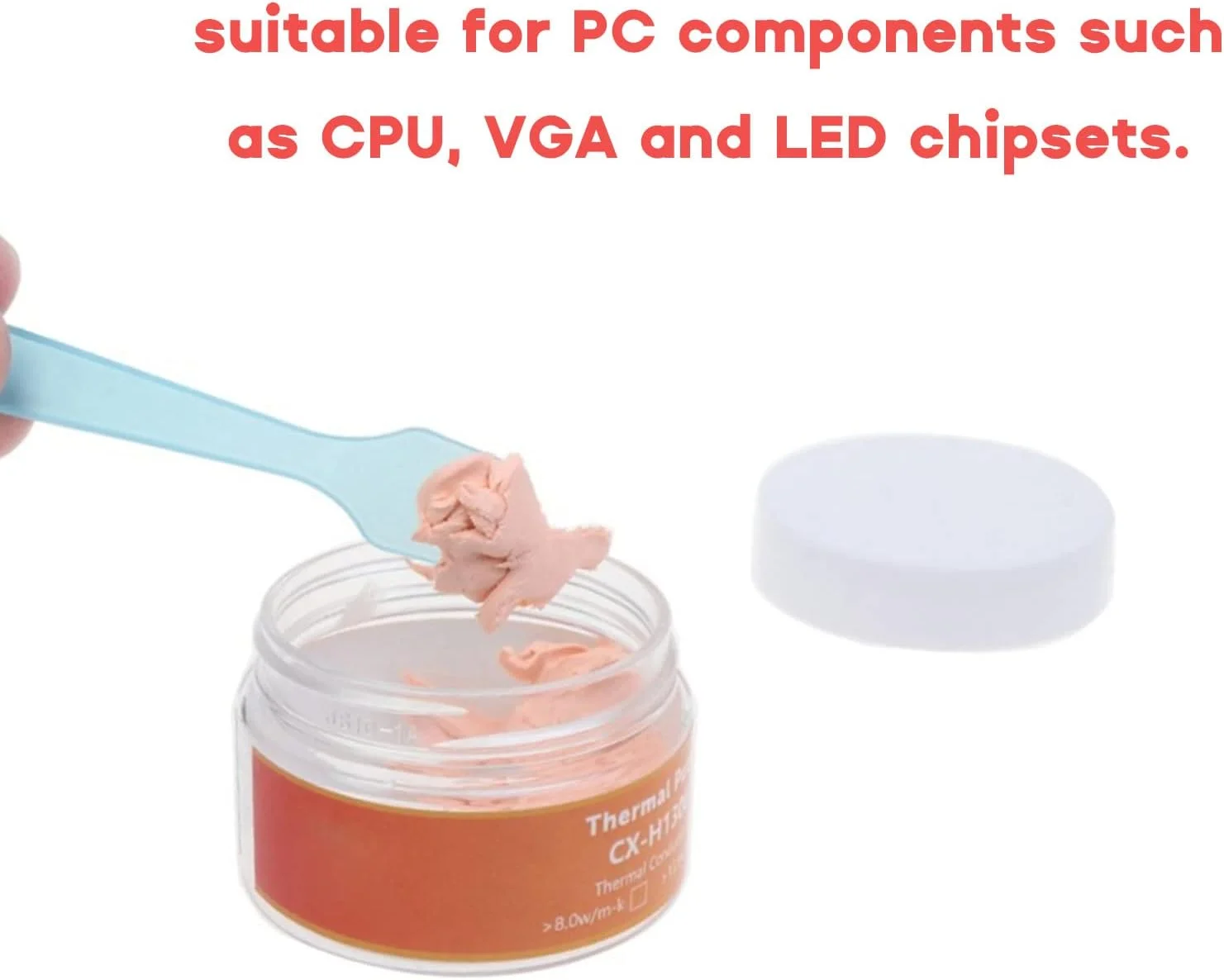 خمیر حرارتی H1300 با رسانایی حرارتی 13.5W/m.K، گریس رسانای حرارتی، ملات غیر رسانا، خمیر سینک حرارتی 10/20/50/70 گرمی، خمیر سینک حرارتی CPU