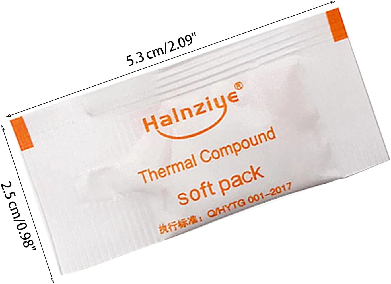 100 عدد خمیر حرارتی 0.5 گرمی با عملکرد بالا، خمیر سیلیکونی برای خنک کردن پردازنده های CPU GPU کارت گرافیک، خمیر سیلیکونی رسانا برای لپ تاپ کامپیوتر