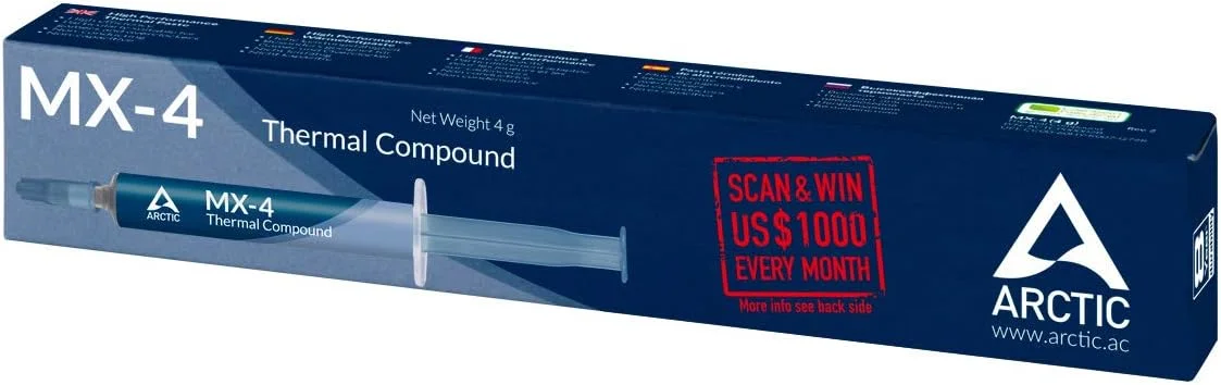 خمیر حرارتی آرکتیک MX-4 نسخه 2019 (4.0 گرم) خمیر حرارتی آرکتیک MX-4 نسخه 2019 (4.0 گرم)