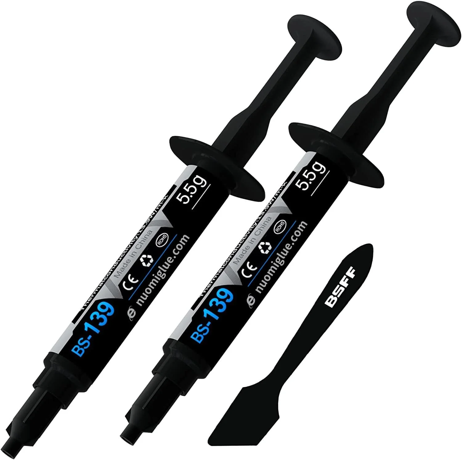 خمیر حرارتی، 11 گرمی به همراه ابزار، خمیر سیلیکون هیت سینک برای IC/پردازنده/CPU/همه خنک کننده ها، پایه کربنی با عملکرد بالا