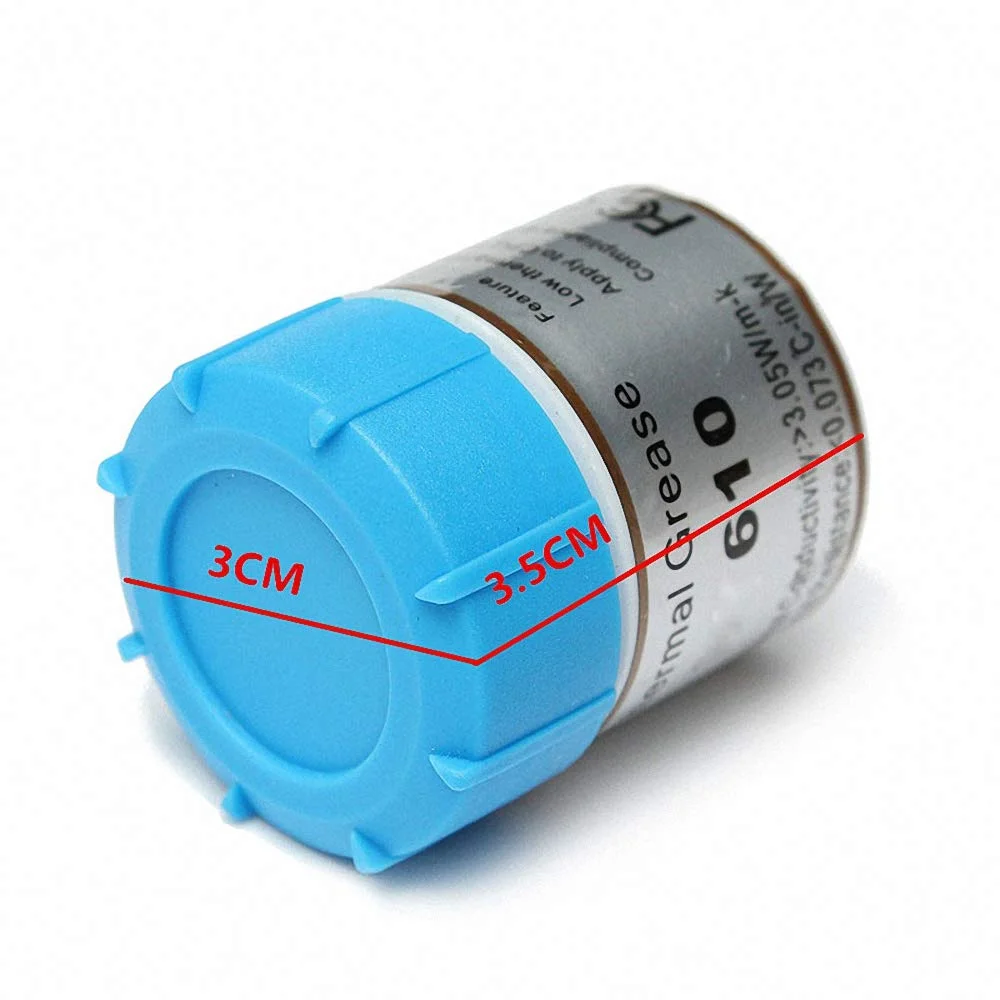 گریس رسانای حرارتی هیت سینک، خمیر حرارتی طلایی 20 گرمی سیلیکونی با عملکرد بالا برای خنک کننده چیپست CPU