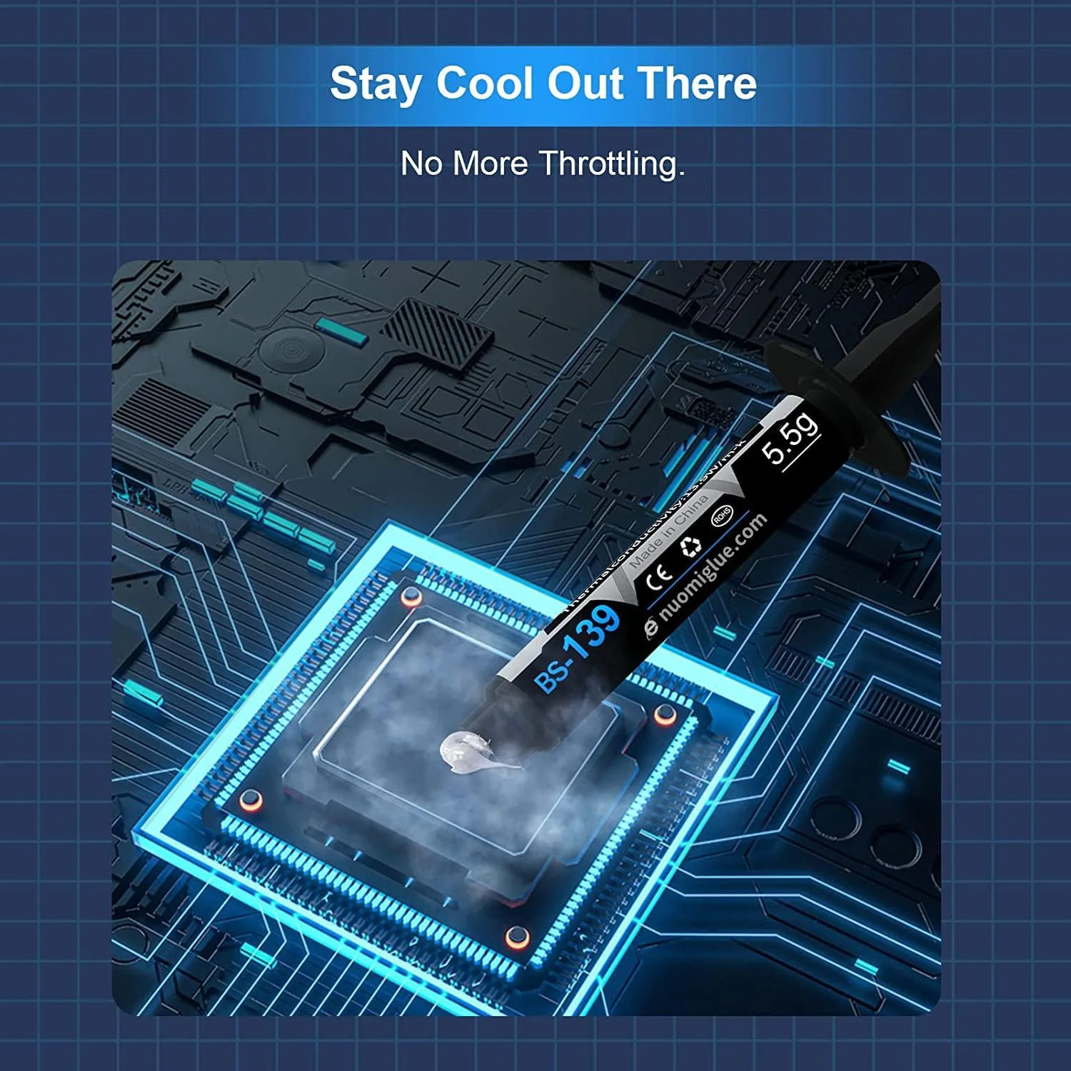 خمیر حرارتی، 11 گرمی به همراه ابزار، خمیر سیلیکون هیت سینک برای IC/پردازنده/CPU/همه خنک کننده ها، پایه کربنی با عملکرد بالا خمیر حرارتی، 11 گرمی به همراه ابزار، خمیر سیلیکون هیت سینک برای IC/پردازنده/CPU/همه خنک کننده ها، پایه کربنی با عملکرد بالا