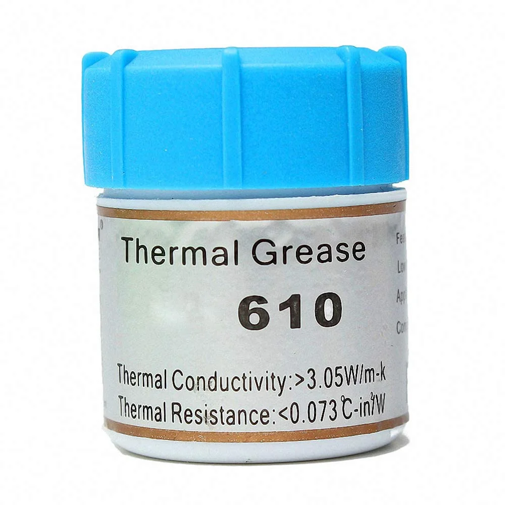 گریس رسانای حرارتی هیت سینک، خمیر حرارتی طلایی 20 گرمی سیلیکونی با عملکرد بالا برای خنک کننده چیپست CPU