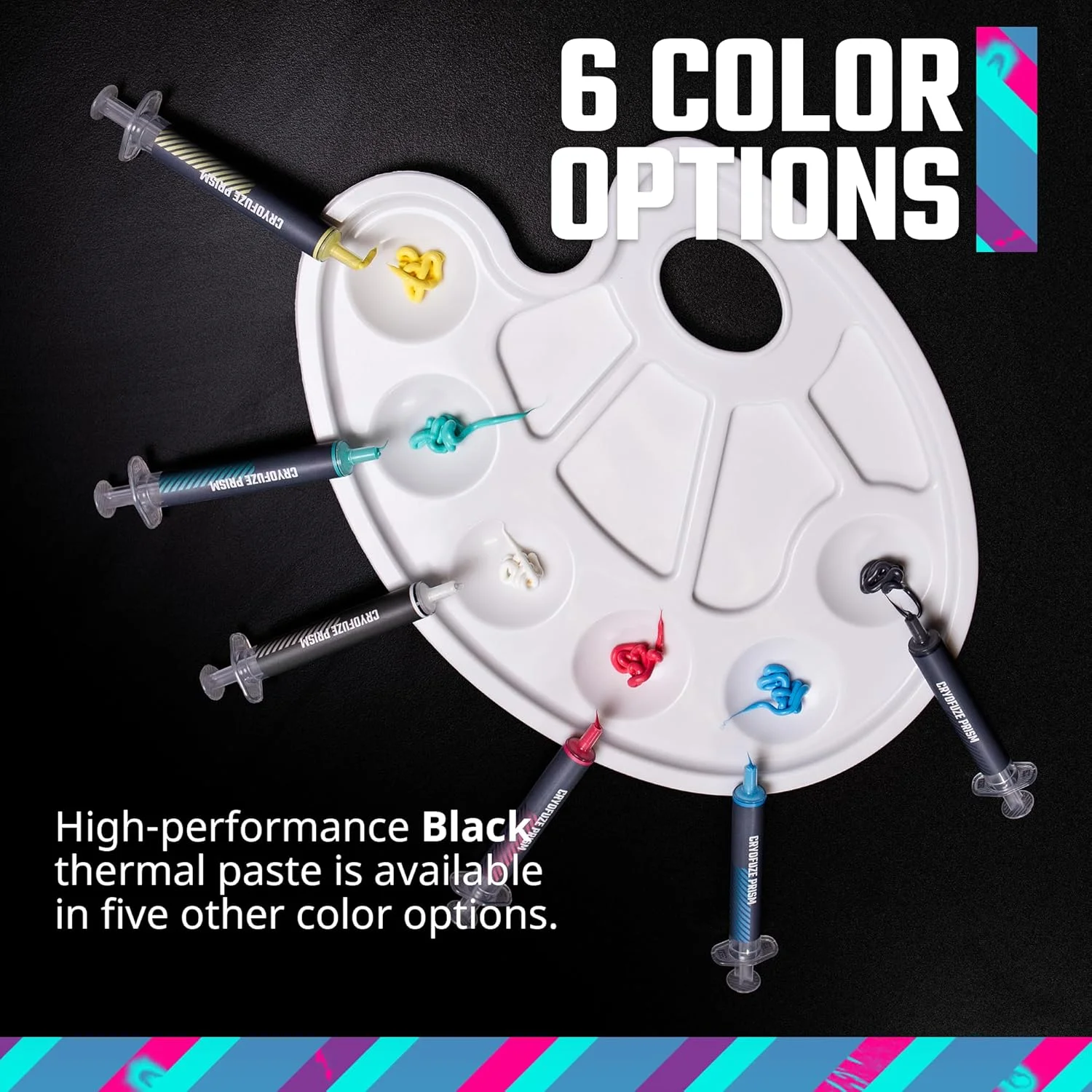 خمیر حرارتی عملکرد عالی کولر مستر CryoFuze 5 | 3 گرم | ترکیب حرارتی (برای پردازنده گرافیکی، پردازنده مرکزی، کنسول ها، کارت گرافیک لپ تاپ، هیت سینک) - مشکی