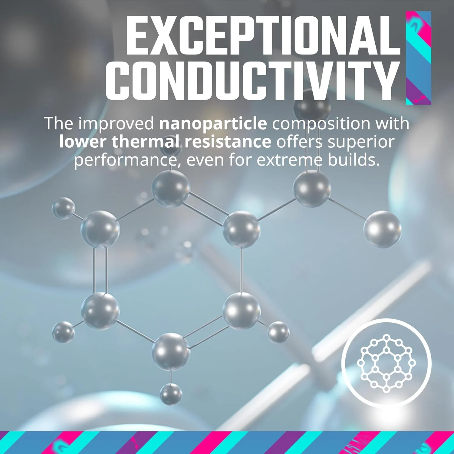 خمیر حرارتی عملکرد عالی کولر مستر CryoFuze 5 | 3 گرم | ترکیب حرارتی (برای پردازنده گرافیکی، پردازنده مرکزی، کنسول ها، کارت گرافیک لپ تاپ، هیت سینک) - مشکی