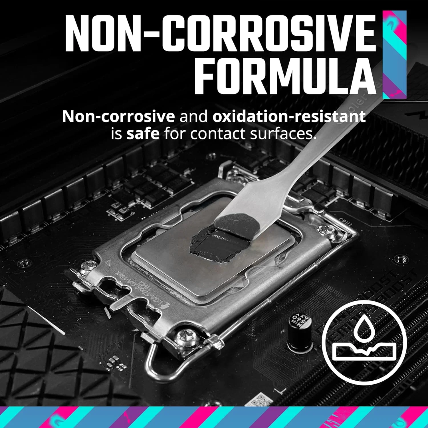 خمیر حرارتی عملکرد عالی کولر مستر CryoFuze 5 | 3 گرم | ترکیب حرارتی (برای پردازنده گرافیکی، پردازنده مرکزی، کنسول ها، کارت گرافیک لپ تاپ، هیت سینک) - مشکی