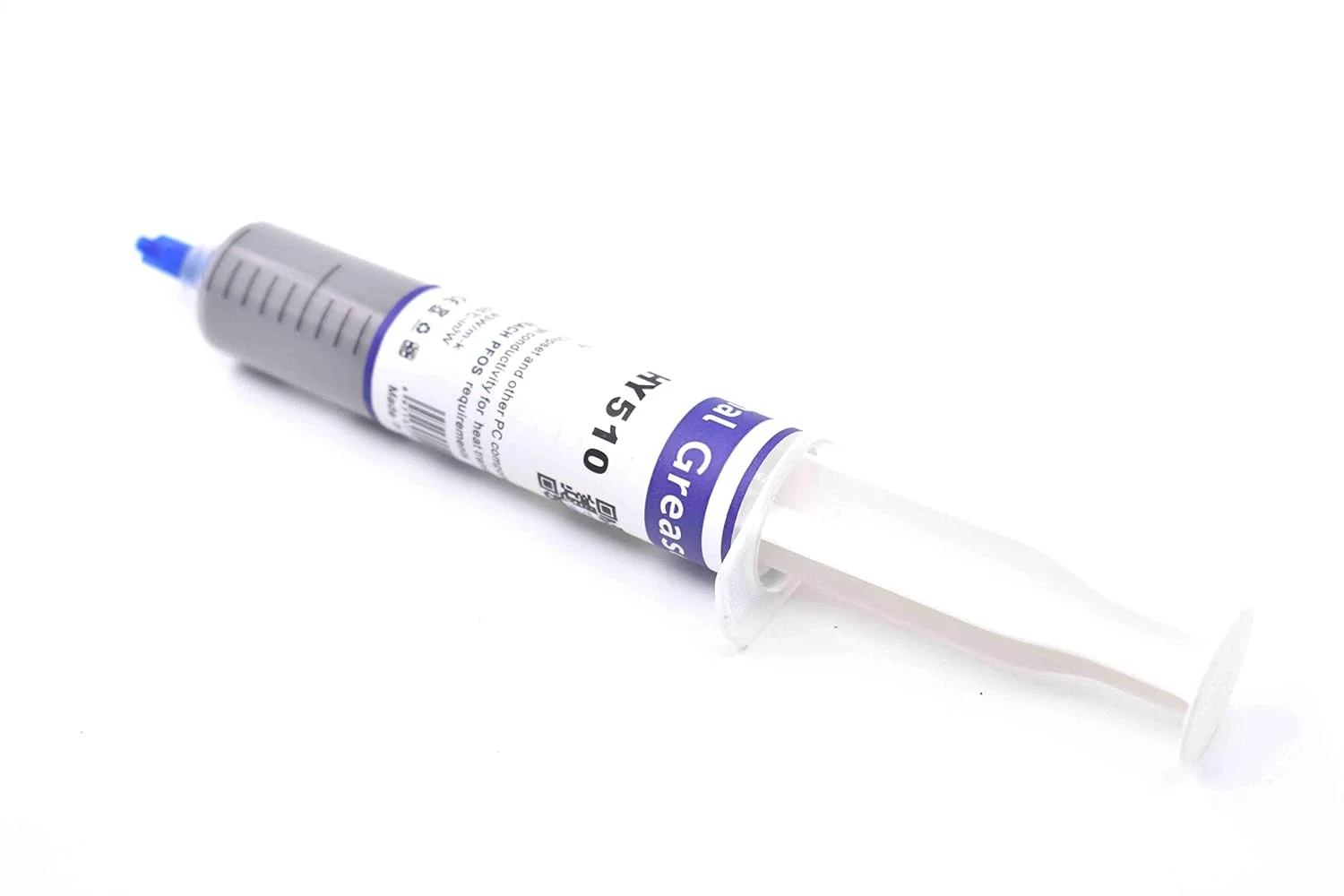 خمیر سیلیکونی خاکستری رسانای حرارتی HY510 30g برای خنک کننده چیپست CPU و GPU