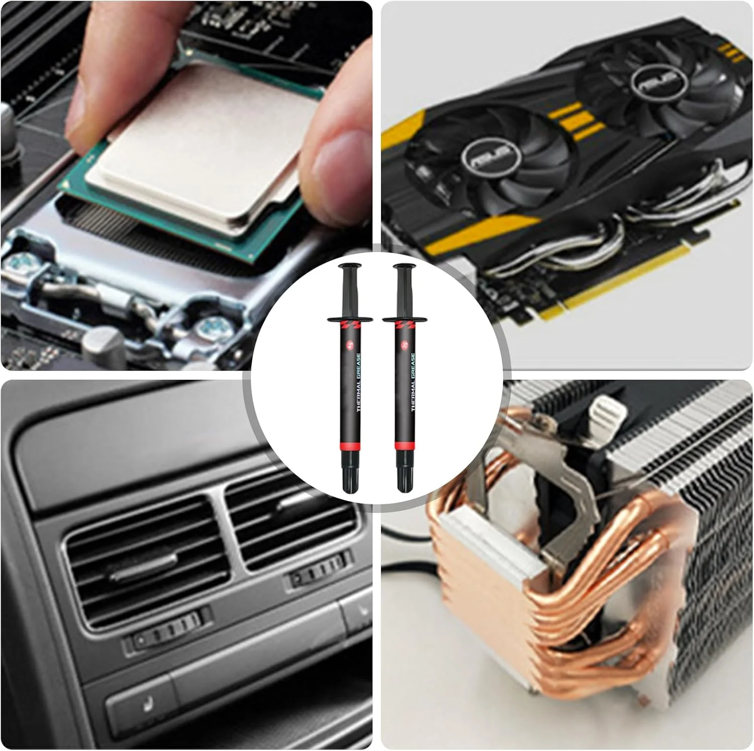 گریس حرارتی خمیر سیلیکونی گریس حرارتی پردازنده گریس حرارتی دفع حرارت کارت گرافیک رسانایی حرارتی