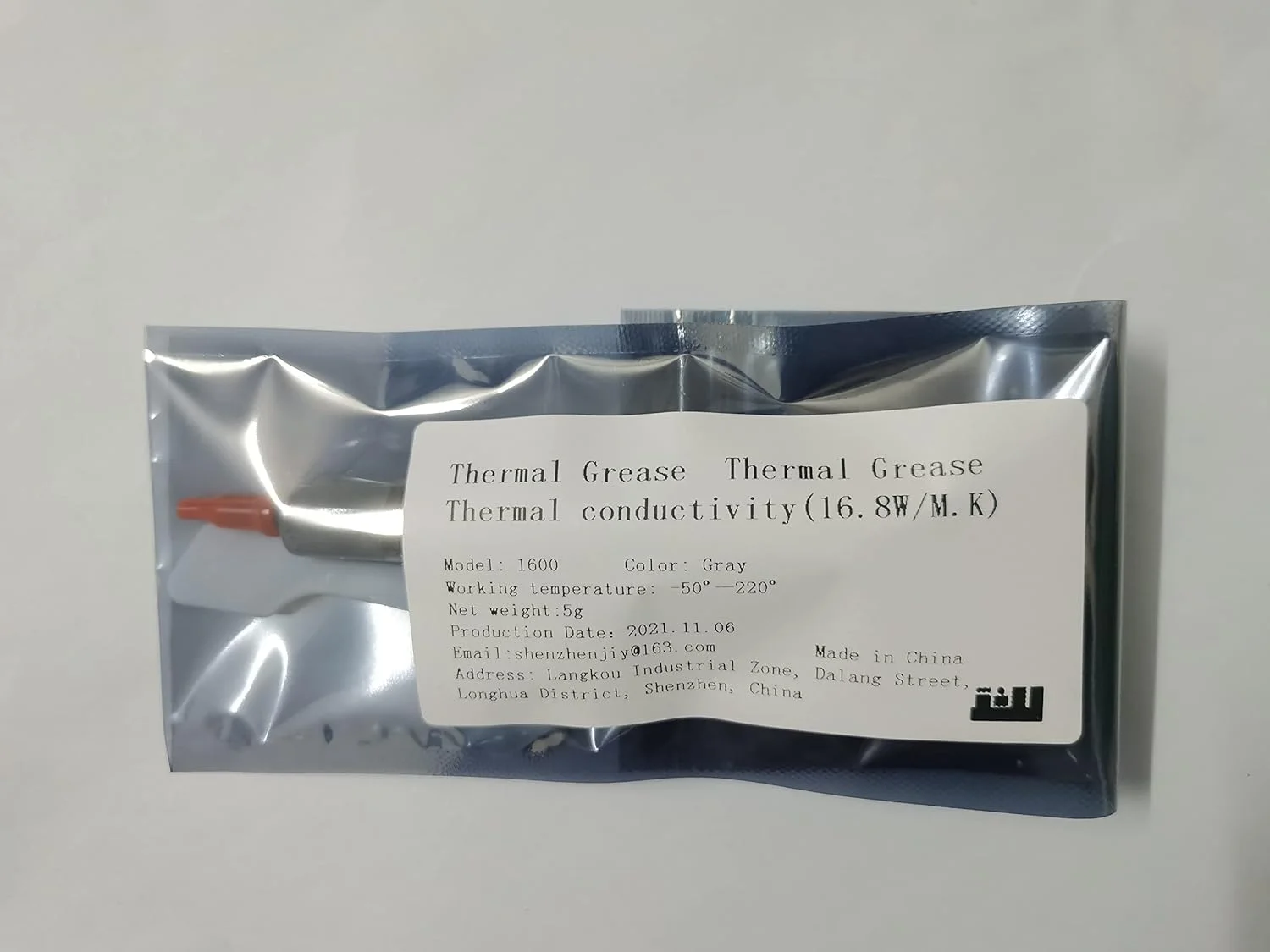 گریس حرارتی، خمیر سیلیکونی، گریس حرارتی با عملکرد بالا، گریس حرارتی پردازنده، ابزارهای اتلاف گرما، کارت گرافیک، محصولات الکترونیکی DIY رسانایی حرارتی: 16.8W/m.k، (10)