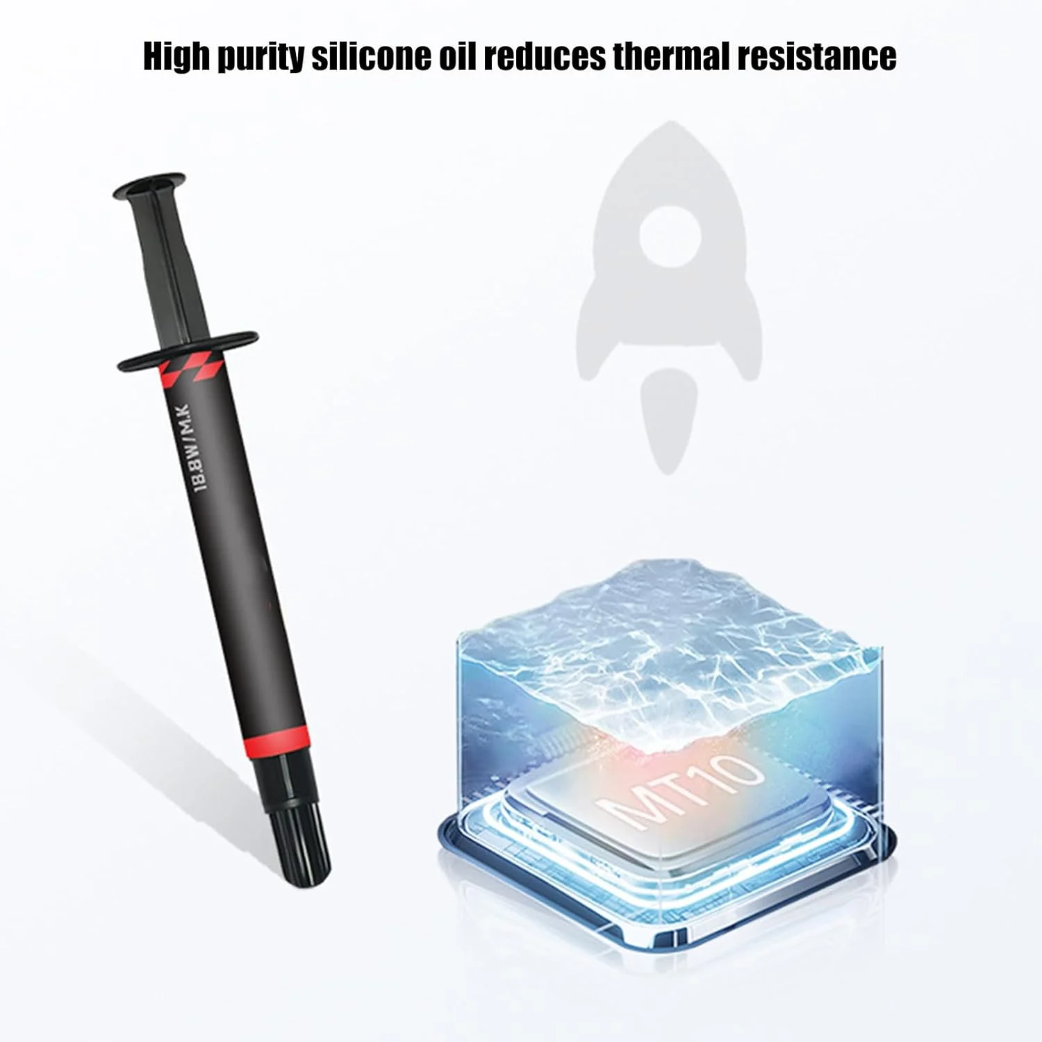 خمیر حرارتی سینک حرارتی برای خنک کننده های پردازنده و کارت گرافیک، پخش کننده حرارت، سیلیکون پخش کننده حرارت