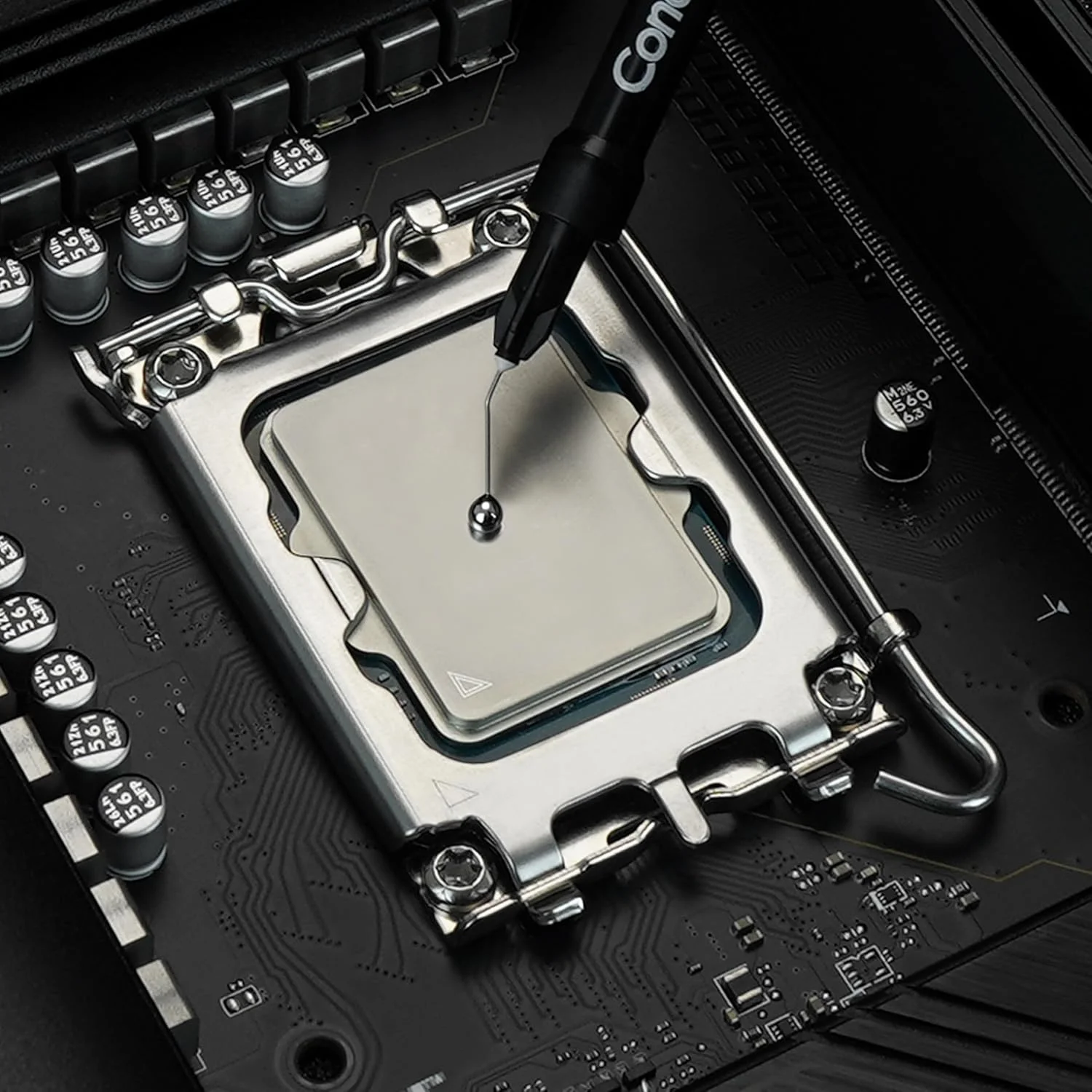 خمیر حرارتی فلز مایع Thermal Grizzly - Conductonaut 1 گرم - ساخت آلمان، فلز مایع برای PS5، CPU، GPU، Xbox، کنسول های بازی - بهترین برای اورکلاک، مواد درجه یک