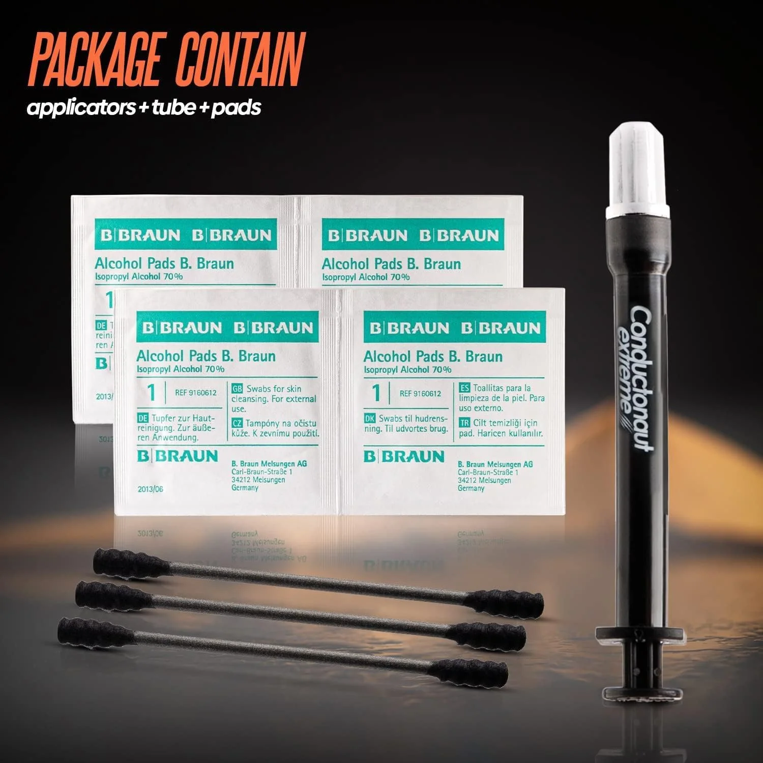 گریس حرارتی رسانای گرمایی اکستریم Thermal Grizzly - یک گرم خمیر حرارتی فلز مایع برای خنک کردن پردازنده و کارت گرافیک (Conductonaut Extreme 1g Combo) ساخت آلمان