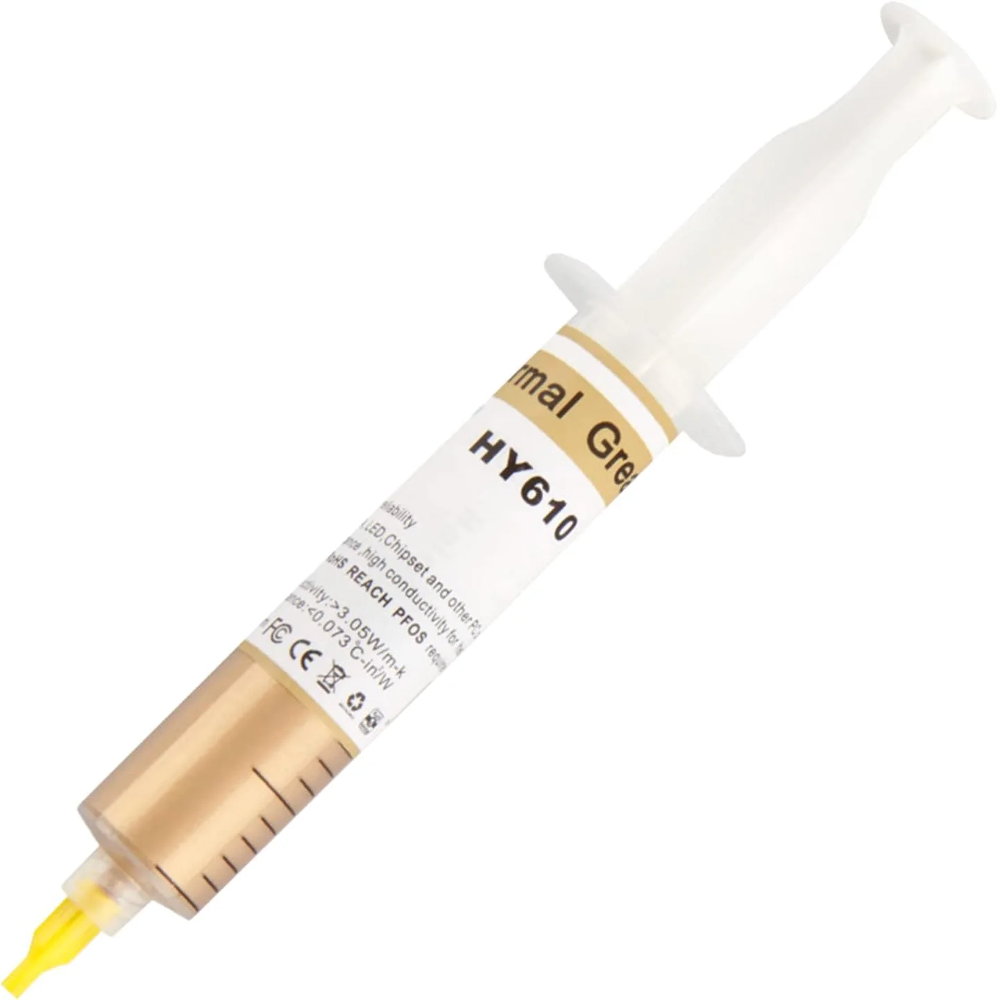 خمیر سیلیکونی رسانای حرارتی HY610، خمیر سیلیکونی با هدایت حرارتی 3.05W/m-K، ترکیبات حرارتی با عملکرد بالا