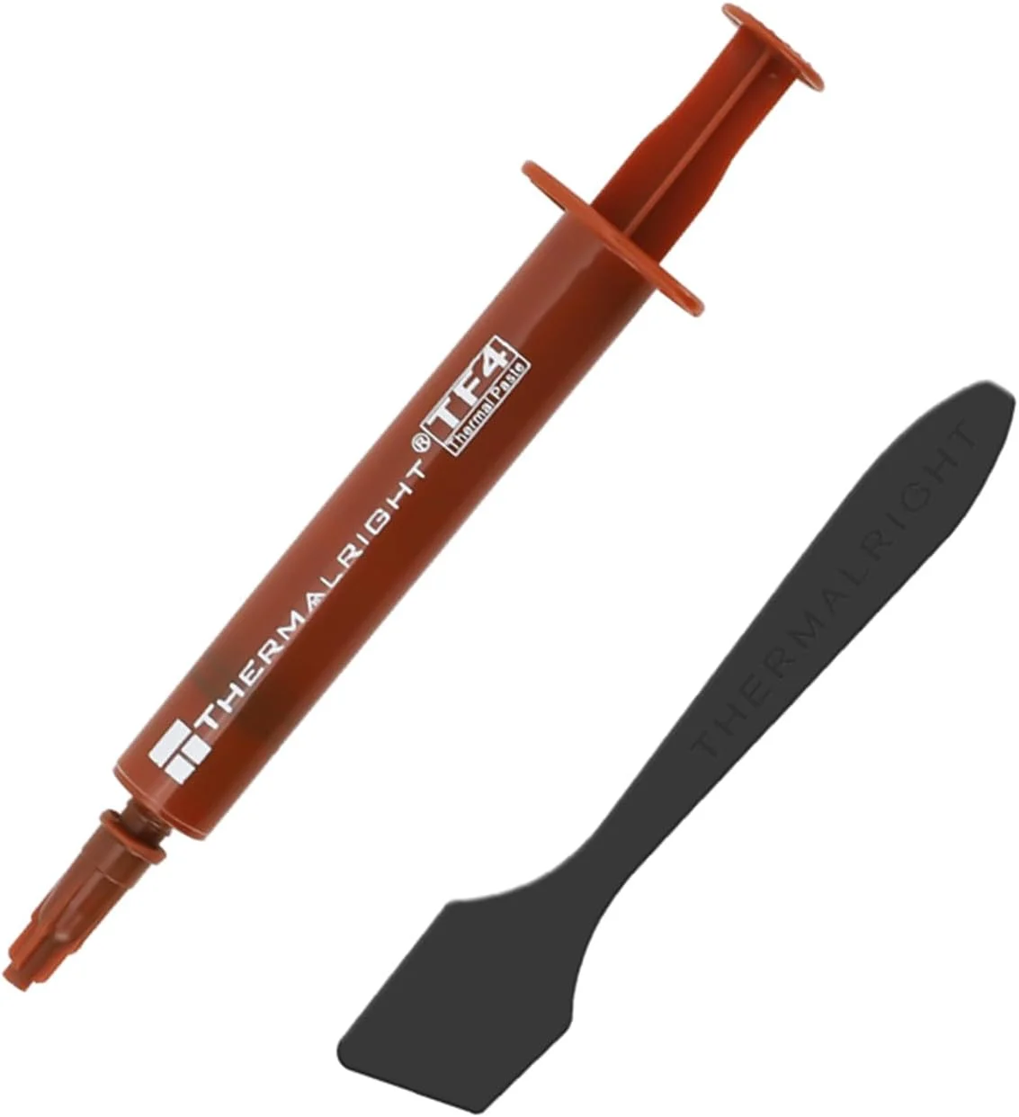 خمیر حرارتی Thermalright TF4 با وزن 1.5 گرم برای خنک کننده ها، خمیر سینک حرارتی با دوام بالا 9.5W/m.k - 1.5 گرم، همراه با ابزار کاردک (TF4 1.5g)