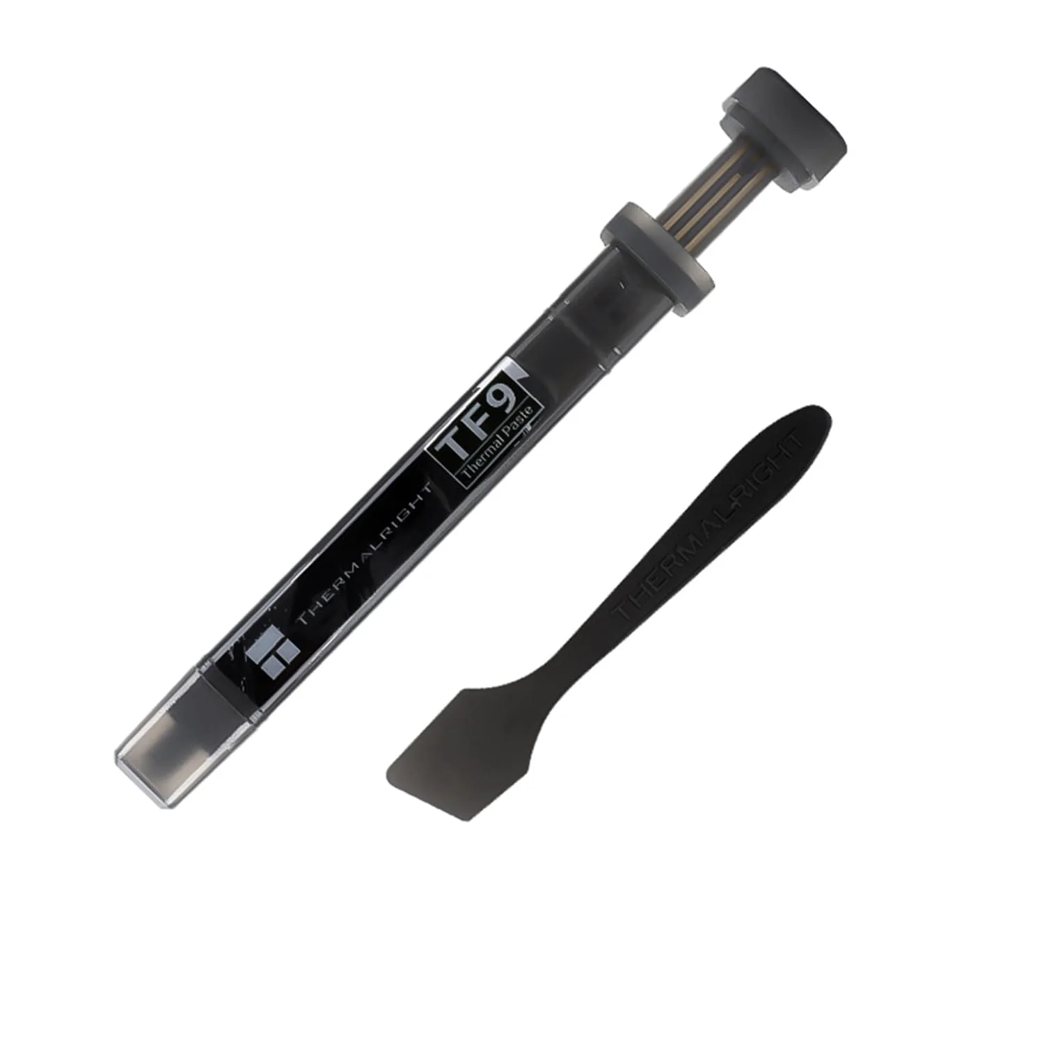 خمیر حرارتی Thermalright TF9 2.9g با رسانایی گرمایی 14W/m.k - 2.9 گرم، دوام بالا، برای تمامی هیت سینک ها و خنک کننده های پردازنده، به همراه ابزار استفاده (TF9 2.9g)