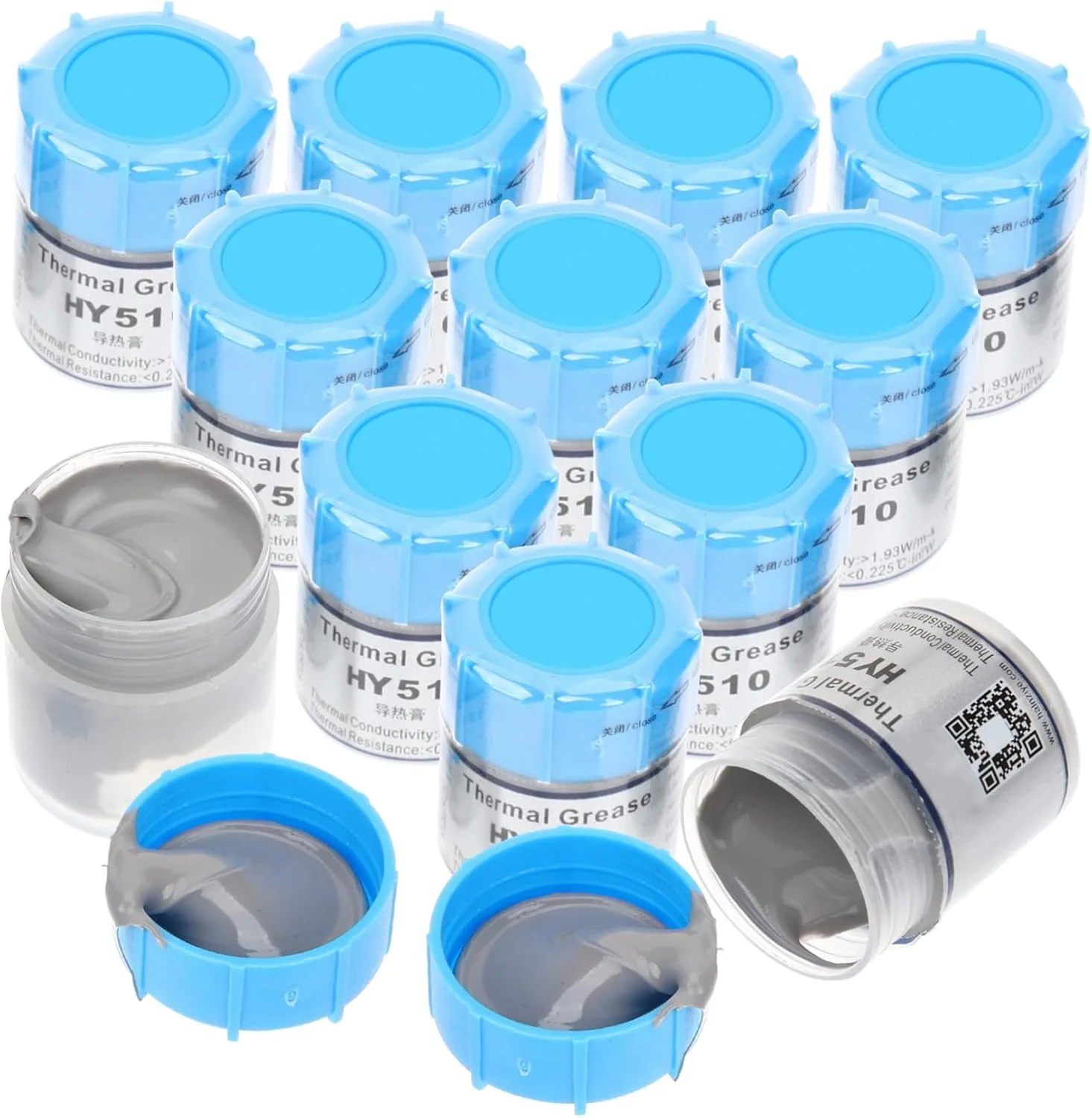 مجموعه 15 عددی خمیر حرارتی پردازنده و کارت گرافیک NUOBESTY با مقاومت بالا در برابر حرارت برای کامپیوتر