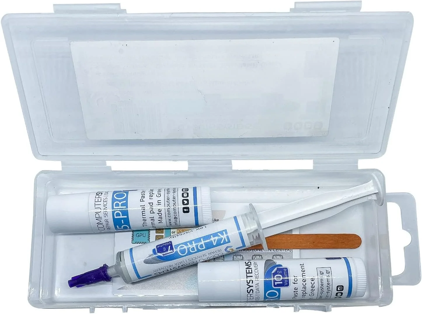 مجموعه خمیر حرارتی K5 PRO 20 گرمی و K4 PRO 7 گرمی، جایگزین پد حرارتی سازگار با Apple iMac، Asus ROG، Acer Nitro، لپ‌تاپ‌های MSI، RTX 3080، 2080TI، 3090، PS4، Nintendo Switch، XBOX، CSGR