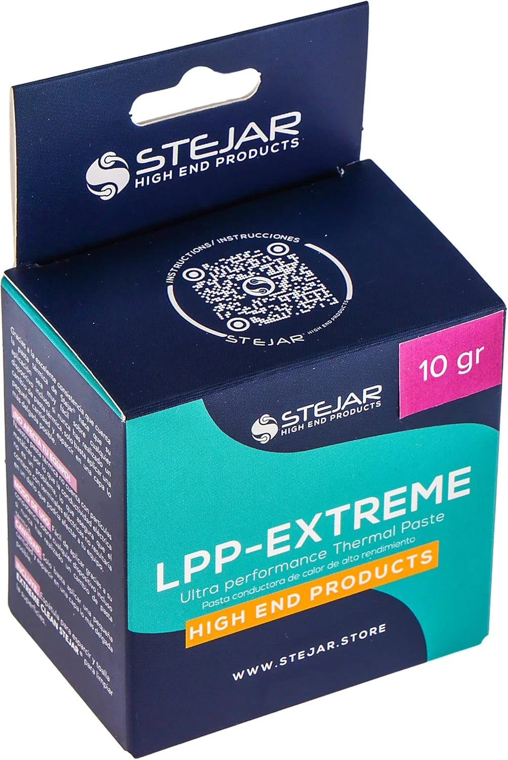 خمیر حرارتی LPP-Extreme 10 گرمی – خمیر سیلیکون با عملکرد بالا برای CPU و GPU – گریس خنک کننده نانوذره با کاردک و دستمال تمیز کننده – برای کامپیوتر، کنسول ها، چیپست ها، LED ها