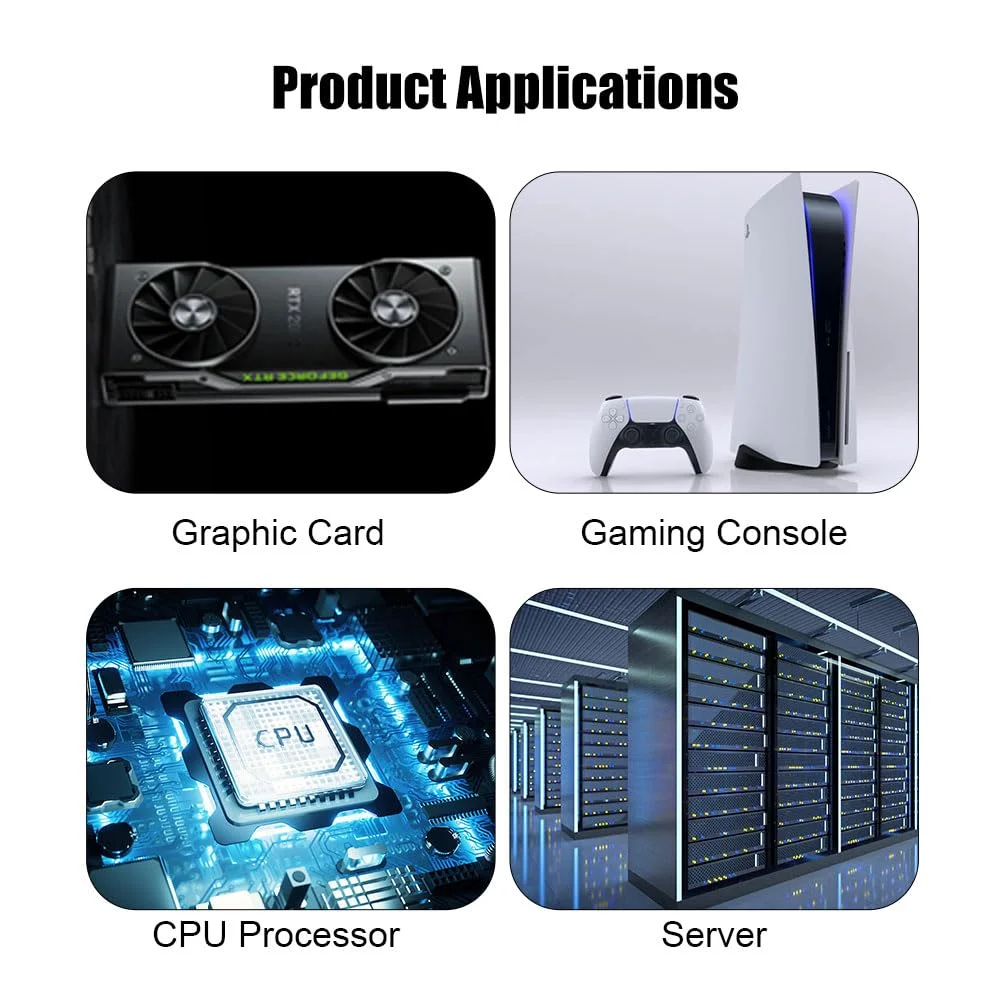 خمیر حرارتی Maxtor CTG8 برای IC/پردازنده/CPU/GPU/همه خنک کننده ها، 12.8W/m.k پایه کربنی با عملکرد بالا، گریس حرارتی (20 گرم)