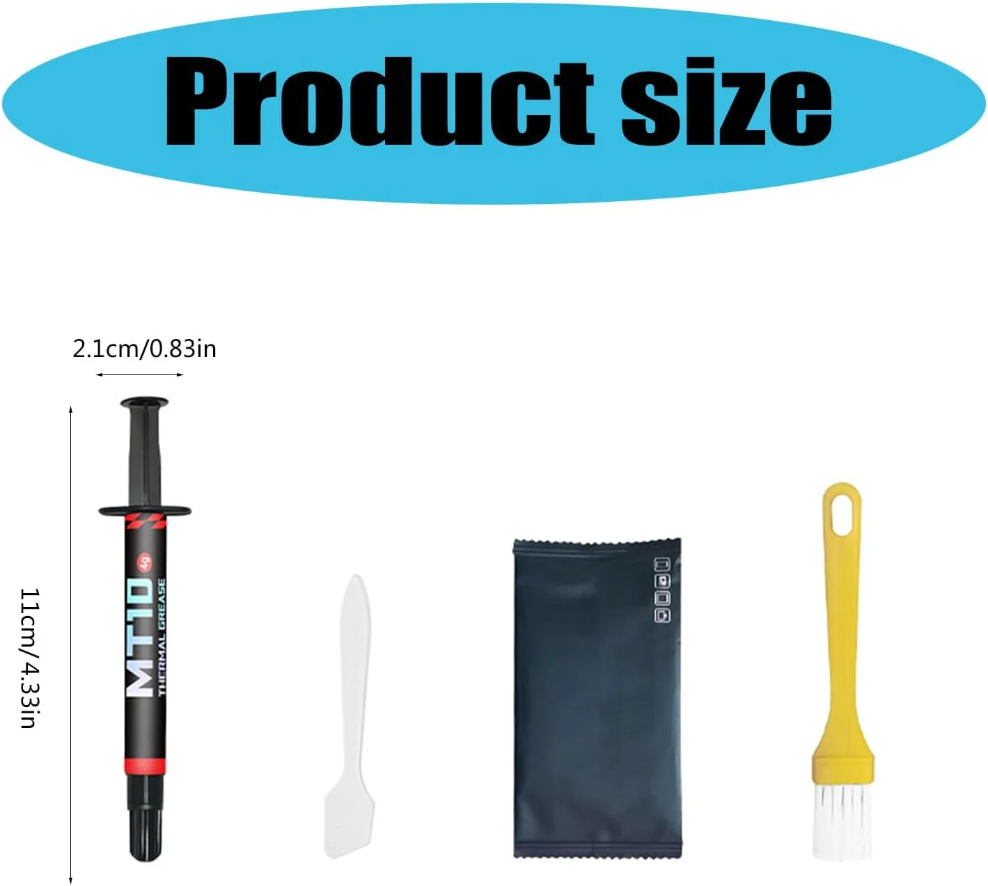 خمیر سیلیکون برای خنک کننده ها، خمیر سینک حرارتی، گریس حرارتی، خمیر هیت سینک VGA، دوام بالا برای مدیریت حرارت CPU GPU الکترونیک