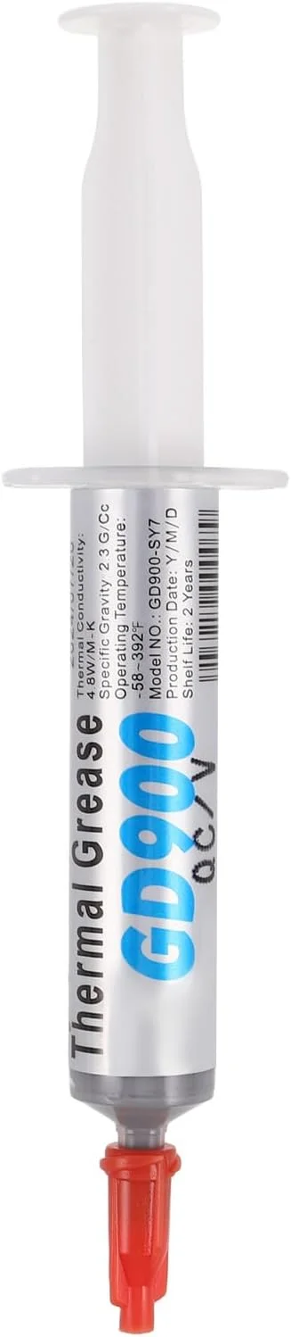 خمیر حرارتی سیلیکونی Homoyoyo 7G با کارایی بالا برای خنک کننده CPU و GPU، خمیر سیلیکونی رسانا 12.00X2.70X1.70 سانتی متر