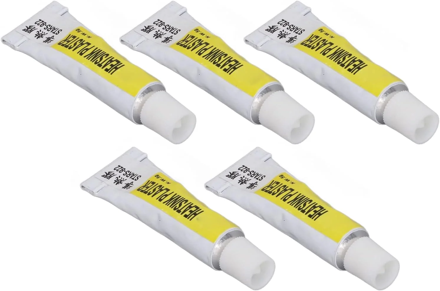 خمیر حرارتی CPU Hapivida، گریس سیلیکونی با استحکام بالا و پخت سریع با رسانایی حرارتی، مجموعه 5 عددی برای پرینترهای سه بعدی، الکترونیک، کاربردهای هیت سینک خمیر حرارتی CPU Hapivida، گریس سیلیکونی با استحکام بالا و پخت سریع با رسانایی حرارتی، مجموعه 5 عددی برای پرینترهای سه بعدی، الکترونیک، کاربردهای هیت سینک