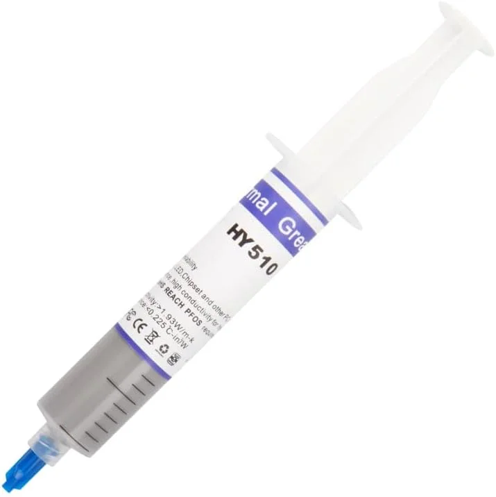 خمیر حرارتی سیلیکونی CZKE Hy510 30 گرمی برای انتقال حرارت سینک حرارتی پردازنده CPU، کارت گرافیک GPU، چیپست و خنک کننده کامپیوتر نوت بوک
