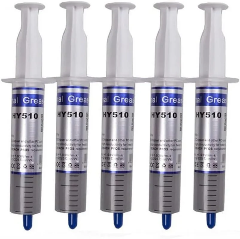 خمیر حرارتی سیلیکونی CZKE Hy510 30 گرمی برای انتقال حرارت سینک حرارتی پردازنده CPU، کارت گرافیک GPU، چیپست و خنک کننده کامپیوتر نوت بوک خمیر حرارتی سیلیکونی CZKE Hy510 30 گرمی برای انتقال حرارت سینک حرارتی پردازنده CPU، کارت گرافیک GPU، چیپست و خنک کننده کامپیوتر نوت بوک