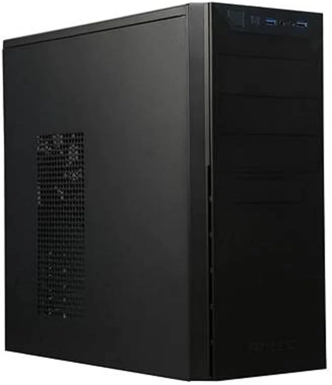 کیس کامپیوتر مید تاور ATX مشکی رنگ Antec VSK4000E-U3_US با بدنه فولادی SGCC