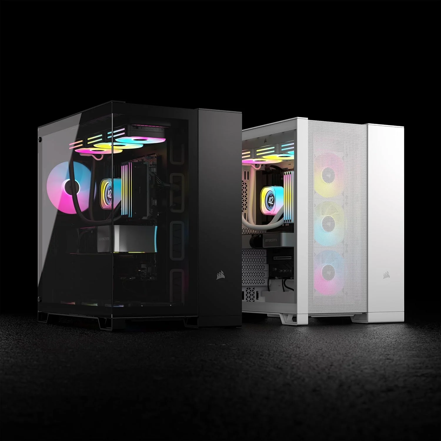 کیس کامپیوتر CORSAIR 6500D Airflow Mid-Tower ATX Dual Chamber – شیشه حرارت دیده – سازگار با مادربرد اتصال معکوس – بدون فن – سفید کیس کامپیوتر CORSAIR 6500D Airflow Mid-Tower ATX Dual Chamber – شیشه حرارت دیده – سازگار با مادربرد اتصال معکوس – بدون فن – سفید