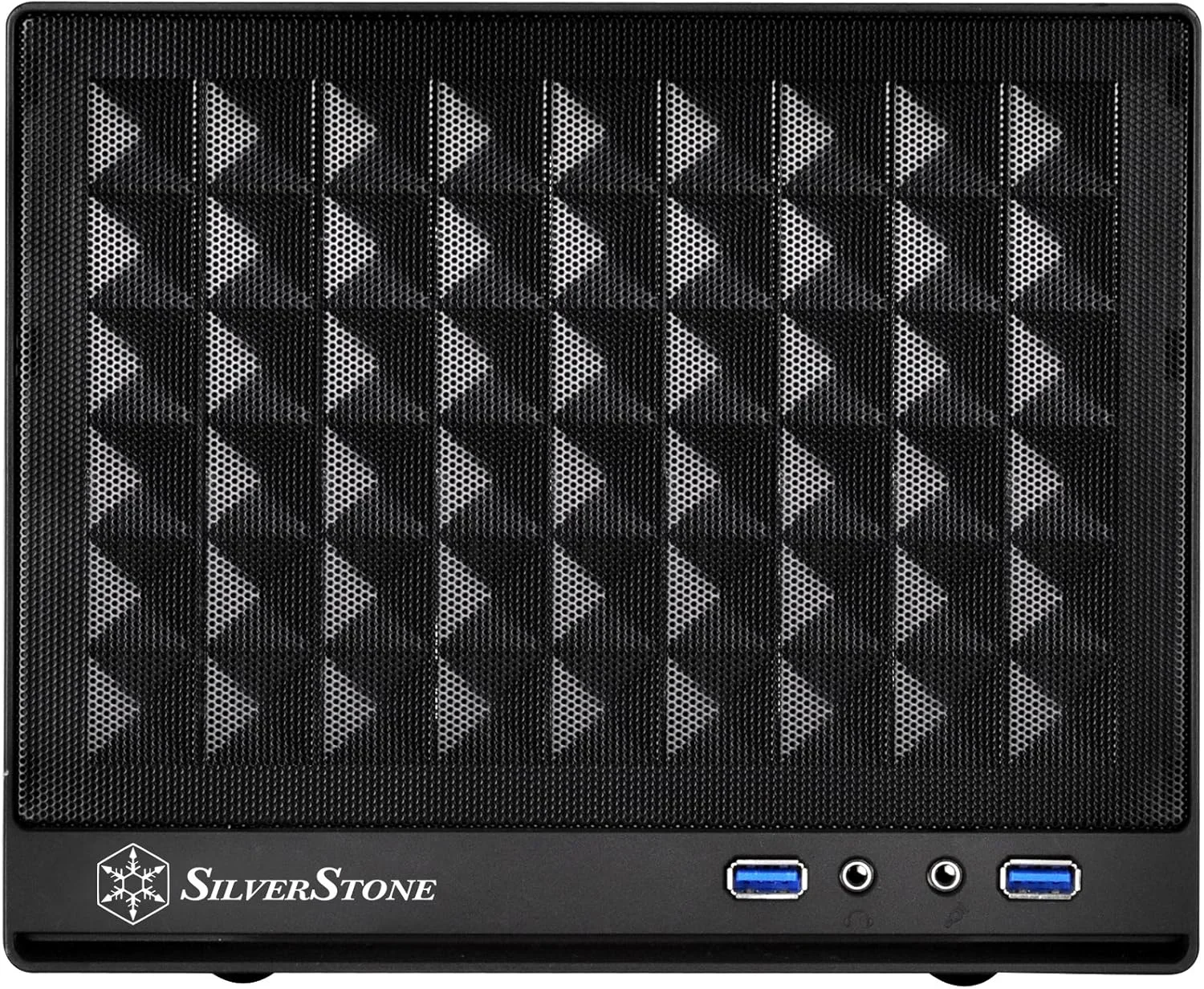 کیس کامپیوتر Mini-ITX فوق العاده جمع و جور SilverStone Technology با پنل جلویی مشبک - مشکی (SST-SG13B-USA)