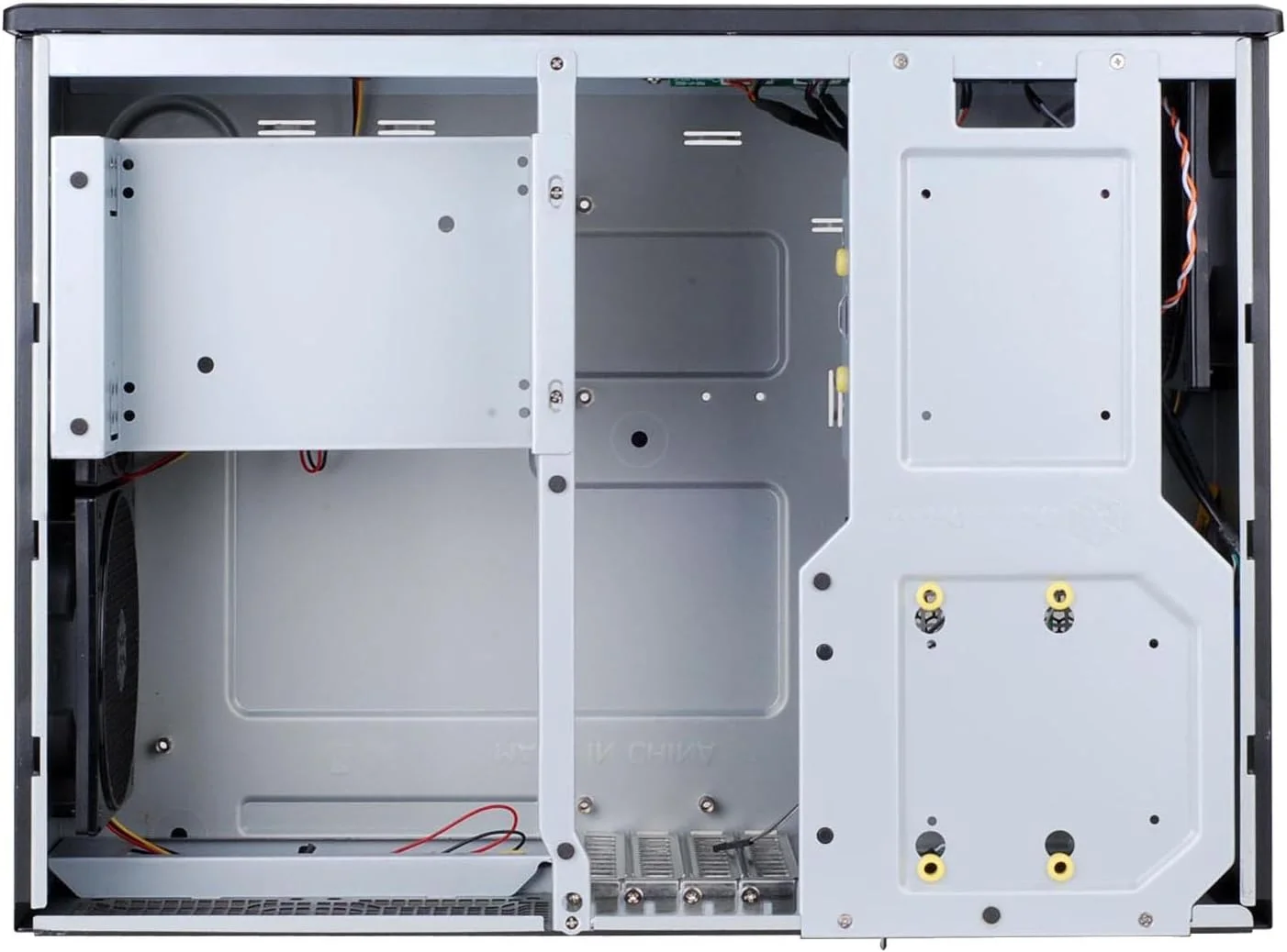 کیس کامپیوتر Micro ATX HTPC آلومینیومی/فولادی SilverStone Technology SST-GD05B-3.0-USA USB3.0 با 2 پورت USB 3.0 در پنل جلویی، رنگ مشکی مدل GD05B-3.0-USA