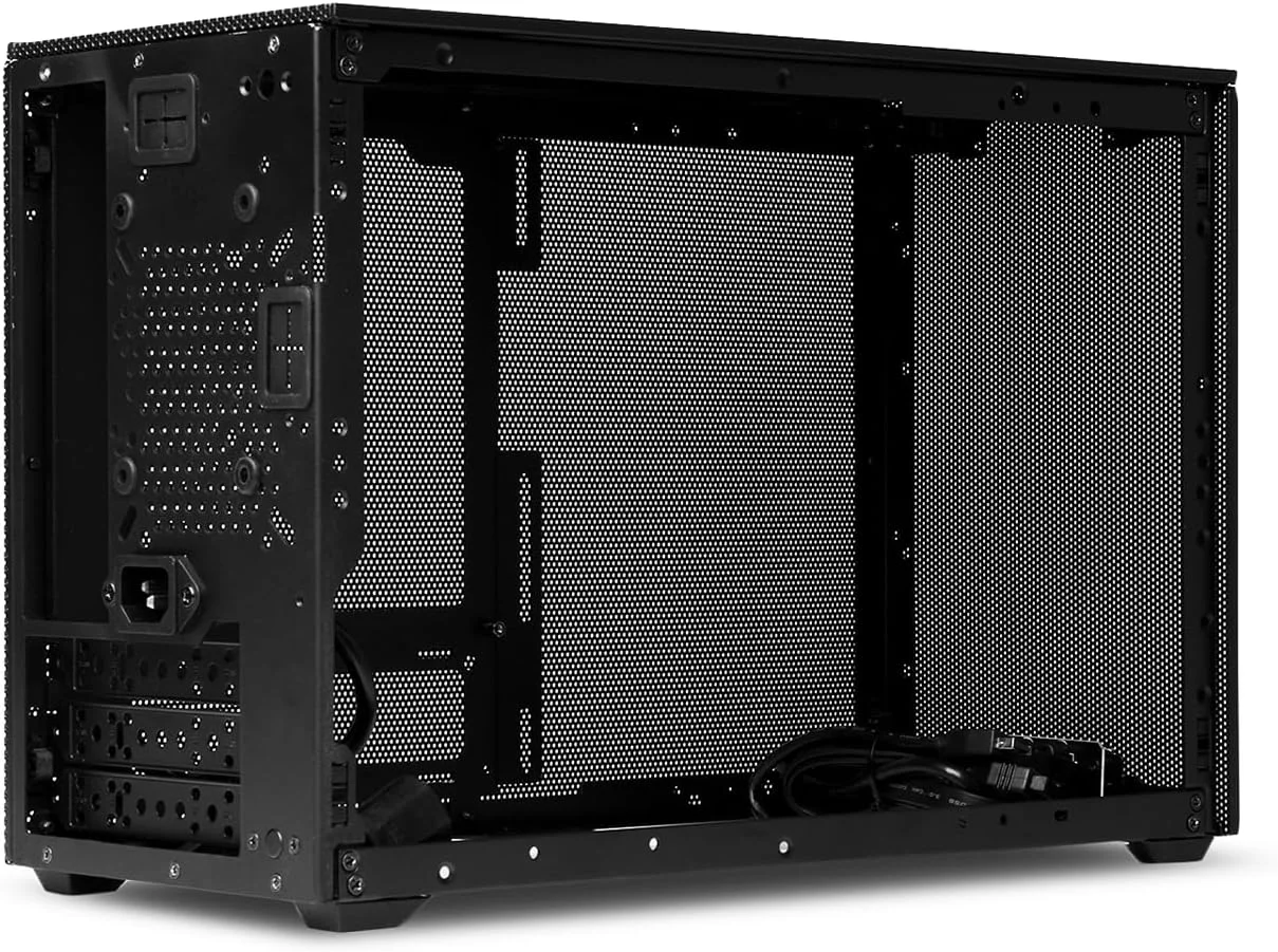 کیس کامپیوتر گیمینگ Mini-ITX SFF مدل SSUPD Meshroom D با پنل های مشبک 15 لیتری، سازگار با RX9070/5090، خنک کننده مایع 240/280 میلی متری