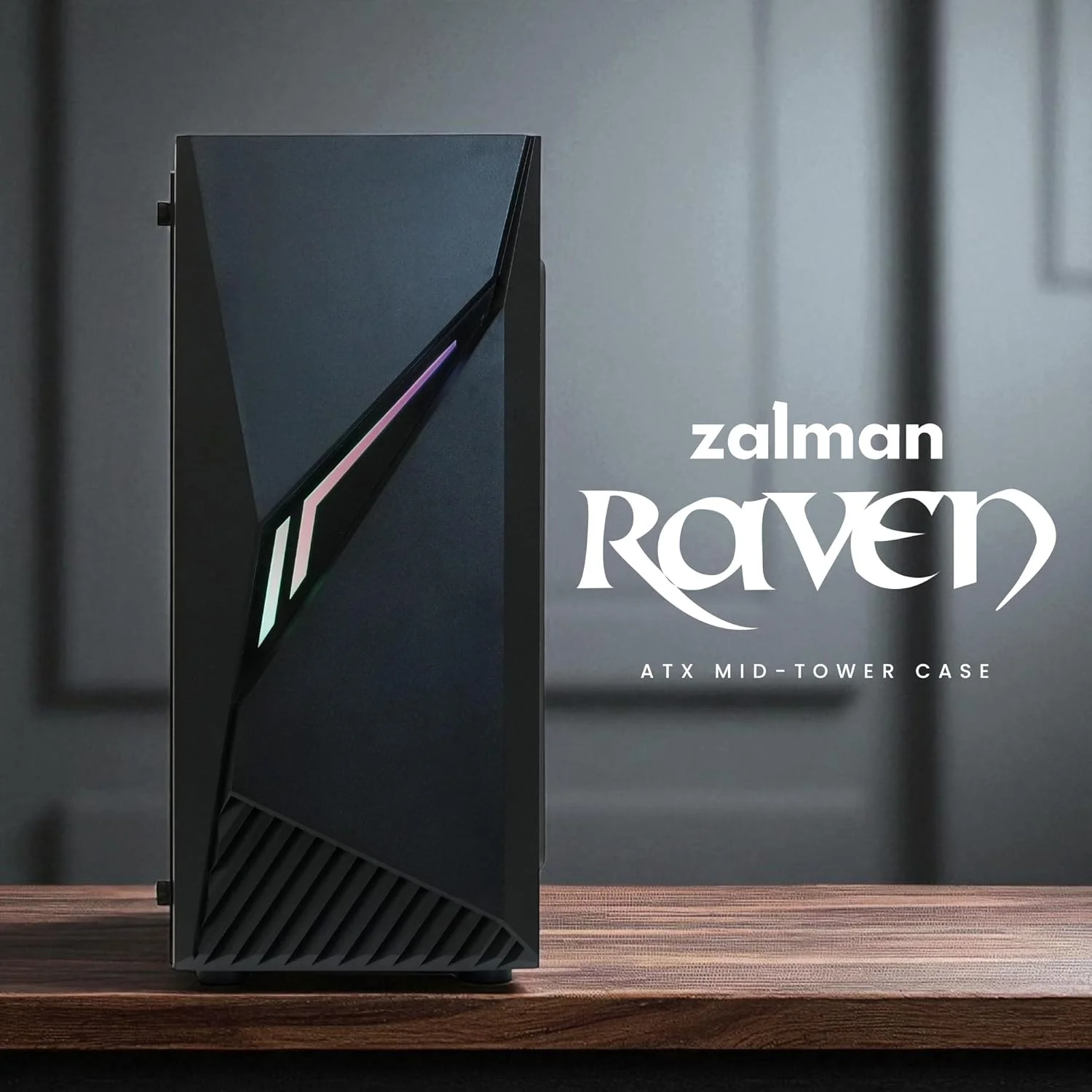 کیس کامپیوتر گیمینگ مید تاور Zalman Raven ATX - نوار نورپردازی RGB با دکمه کنترل، پنل جانبی شیشه ای حرارت دیده کامل، 1 عدد فن 120 میلی متری از پیش نصب شده، USB 3.0، کیس کامپیوتر رومیزی کیس کامپیوتر گیمینگ مید تاور Zalman Raven ATX - نوار نورپردازی RGB با دکمه کنترل، پنل جانبی شیشه ای حرارت دیده کامل، 1 عدد فن 120 میلی متری از پیش نصب شده، USB 3.0، کیس کامپیوتر رومیزی