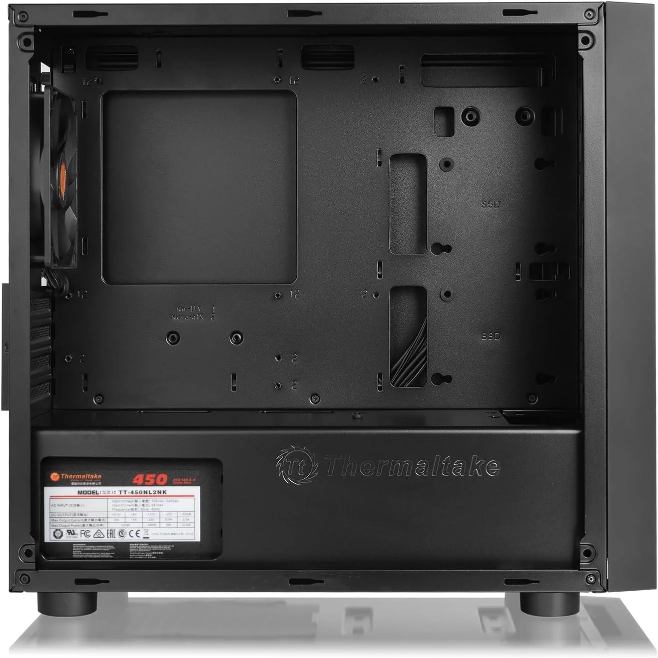 کیس کامپیوتر H17 Micro-Tower به همراه منبع تغذیه 450 واتی و یک فن 120 میلی‌متری