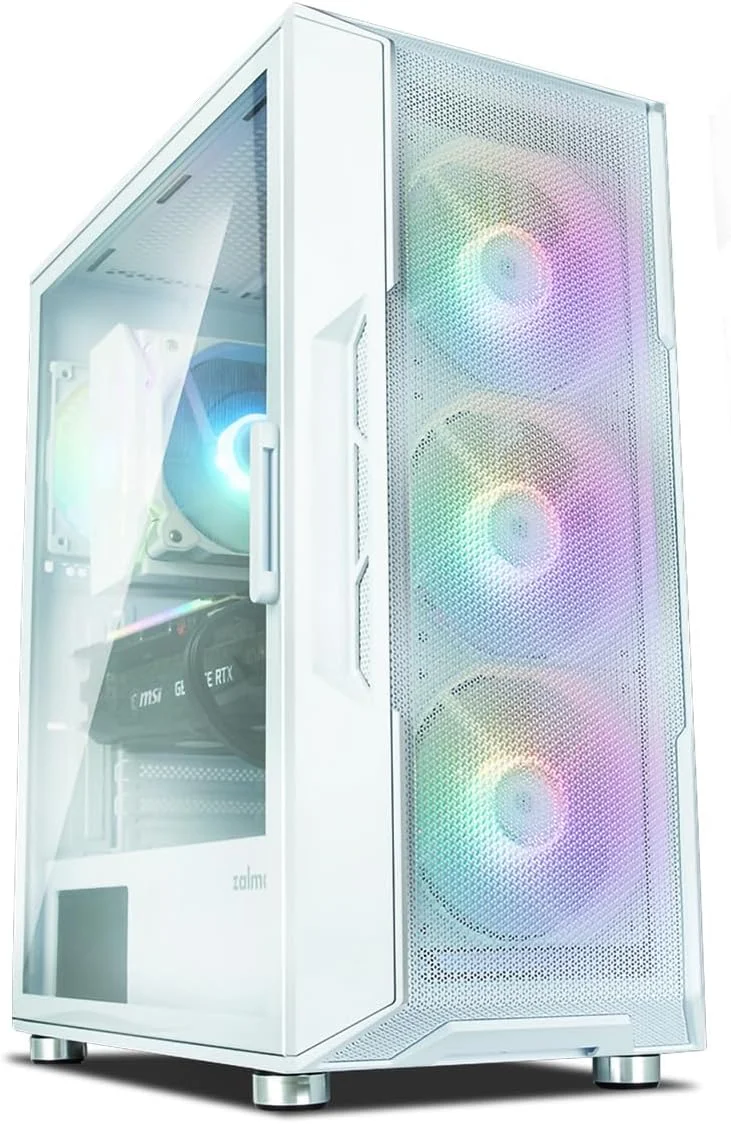 کیس کامپیوتر گیمینگ مید تاور ATX زالمن i3 NEO - دارای 4 فن 120 میلیمتری RGB ثابت از پیش نصب شده، پنل جلویی مشبک برای جریان هوای بالا، پنل جانبی شیشه حرارت دیده، پشتیبانی از رادیاتور 360 میلیمتری، سفید کیس کامپیوتر گیمینگ مید تاور ATX زالمن i3 NEO - دارای 4 فن 120 میلیمتری RGB ثابت از پیش نصب شده، پنل جلویی مشبک برای جریان هوای بالا، پنل جانبی شیشه حرارت دیده، پشتیبانی از رادیاتور 360 میلیمتری، سفید
