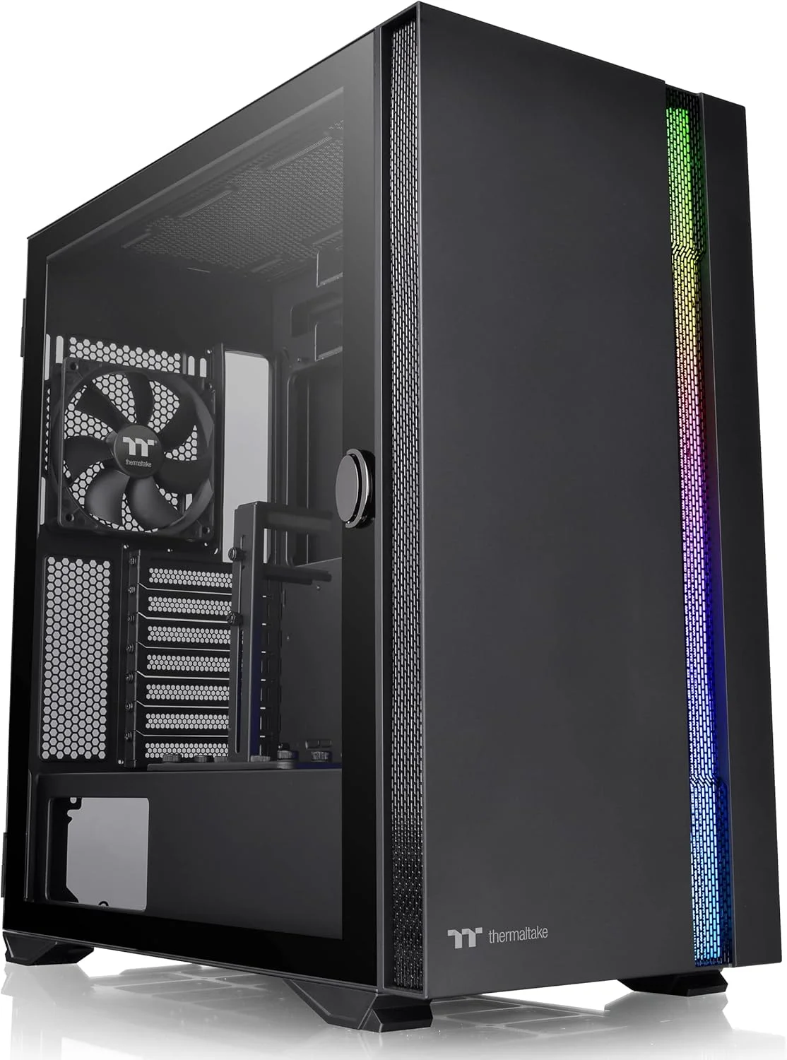 کیس کامپیوتر Thermaltake H700 TG Black Mid Tower ARGB با شیشه حرارت دیده مدل CA-1Y1-00M1WN-00