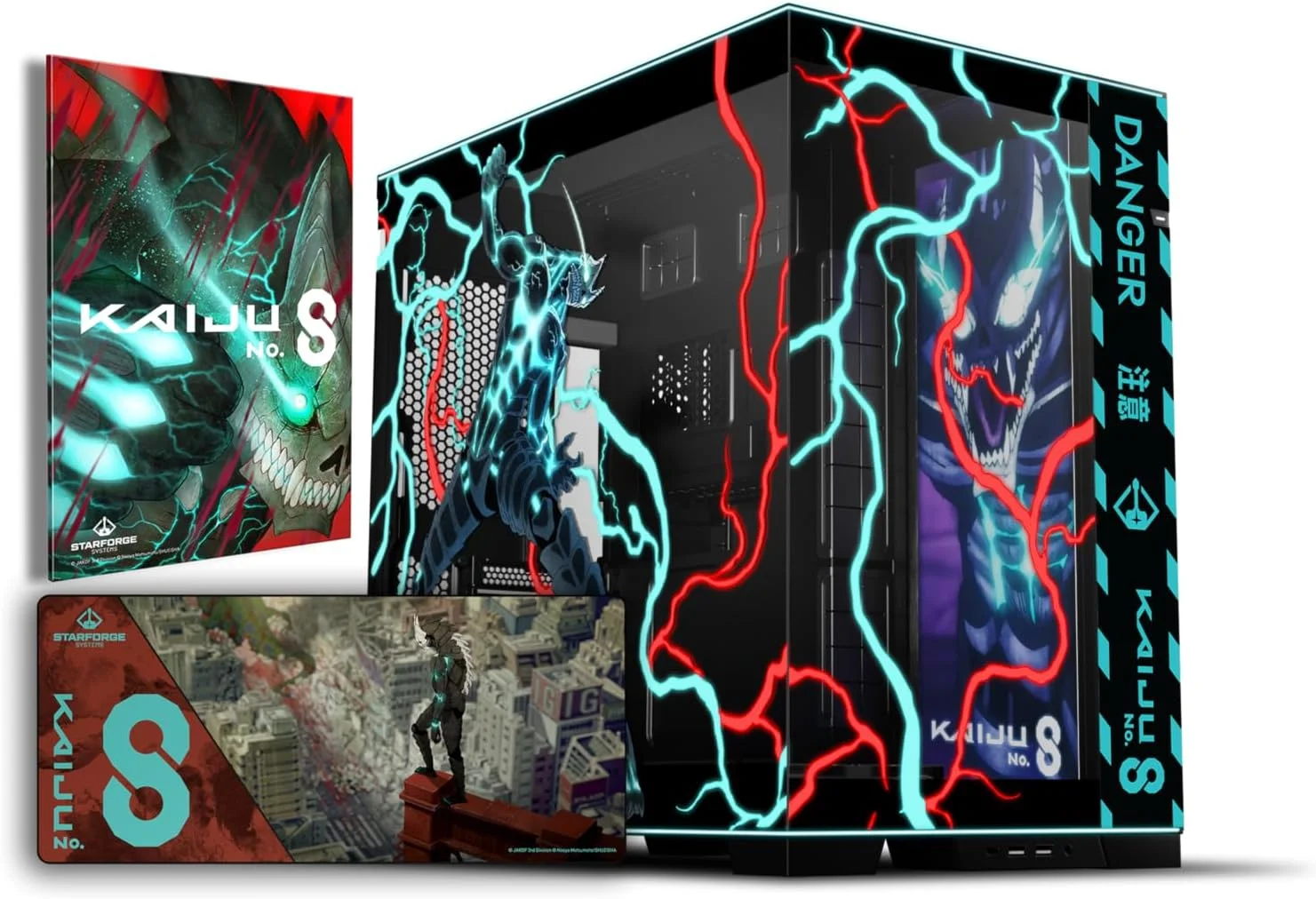 کیس کامپیوتر Kaiju No. 8 | Lian Li O11 Dynamic EVO RGB | فول تاور ATX