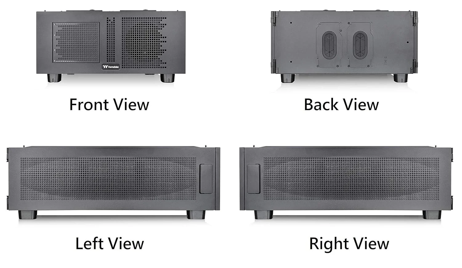 پایه ترمالتیک Core P200 با قابلیت خنک‌کنندگی مایع توسعه‌یافته، کاملاً ماژولار/قابل جداسازی و انباشتنی، دارای گواهی Tt LCS، مدل CA-1F4-00D1NN-00، رنگ مشکی.