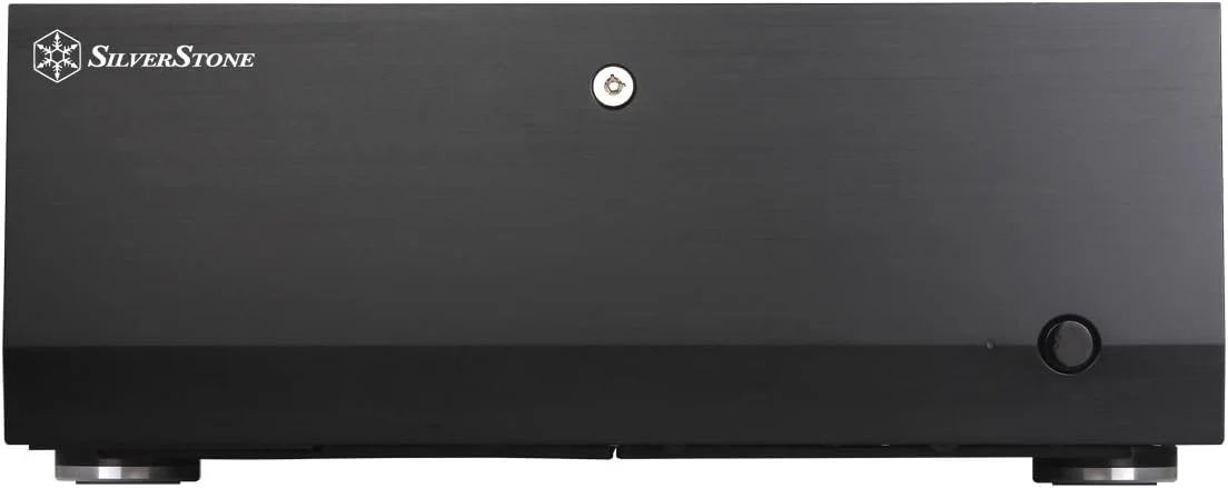 کیس کامپیوتر سینمای خانگی سیلوراستون مدل GD07B-C با پنل جلویی آلومینیومی برای مادربردهای E-ATX/ATX/Micro-ATX