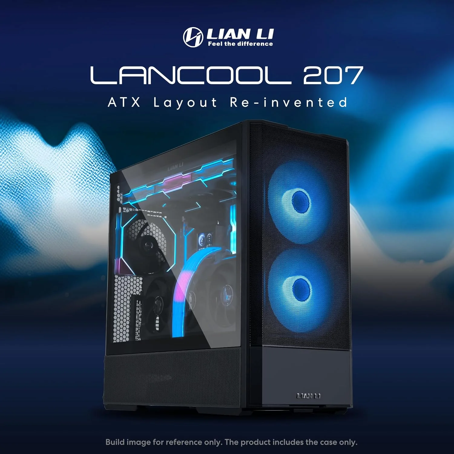 کیس کامپیوتر گیمینگ LIAN LI LANCOOL 207 Compact ATX RGB، شاسی برج با پنل های مشبک بهینه شده برای جریان هوا با 2 فن ARGB 140 میلی متری و 2 فن PWM 120 میلی متری از پیش نصب شده، پورت USB Type-C، پنل جانبی شیشه ای حرارت دیده (مشکی) کیس کامپیوتر گیمینگ LIAN LI LANCOOL 207 Compact ATX RGB، شاسی برج با پنل های مشبک بهینه شده برای جریان هوا با 2 فن ARGB 140 میلی متری و 2 فن PWM 120 میلی متری از پیش نصب شده، پورت USB Type-C، پنل جانبی شیشه ای حرارت دیده (مشکی)
