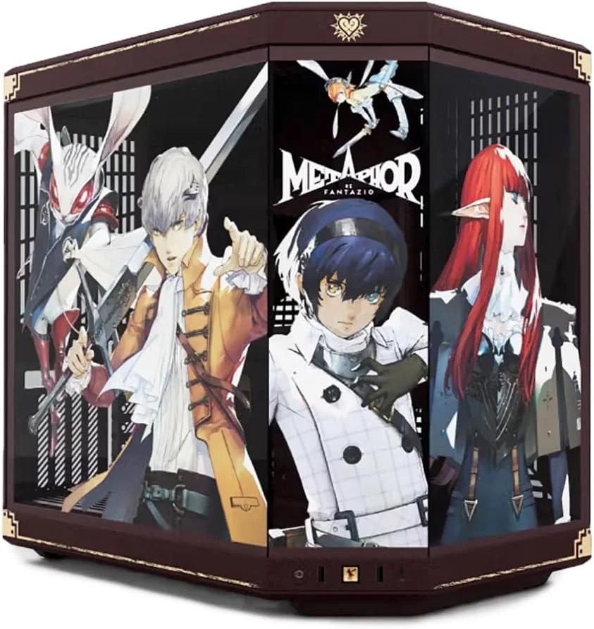 کیس کامپیوتر رومیزی گیمینگ HYTE Y70 Metaphor ReFantazio دارای مجوز رسمی - Mid-Tower ATX - شیشه حرارت دیده پانوراما - محفظه دوگانه - شاسی با جریان هوای بالا - شامل کابل رایزر PCIE 4.0 - قهوه ای کیس کامپیوتر رومیزی گیمینگ HYTE Y70 Metaphor ReFantazio دارای مجوز رسمی - Mid-Tower ATX - شیشه حرارت دیده پانوراما - محفظه دوگانه - شاسی با جریان هوای بالا - شامل کابل رایزر PCIE 4.0 - قهوه ای