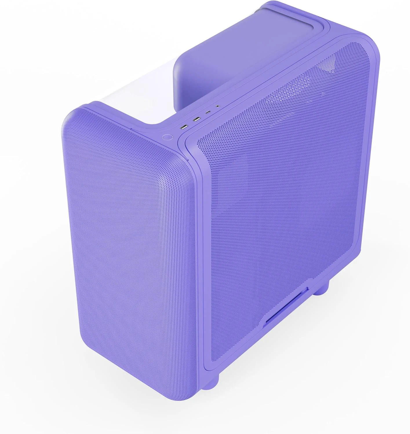 کیس کامپیوتر میان برج ATX مدل Hyte X50 با عملکرد مدرن - شیر تارو (بنفش)